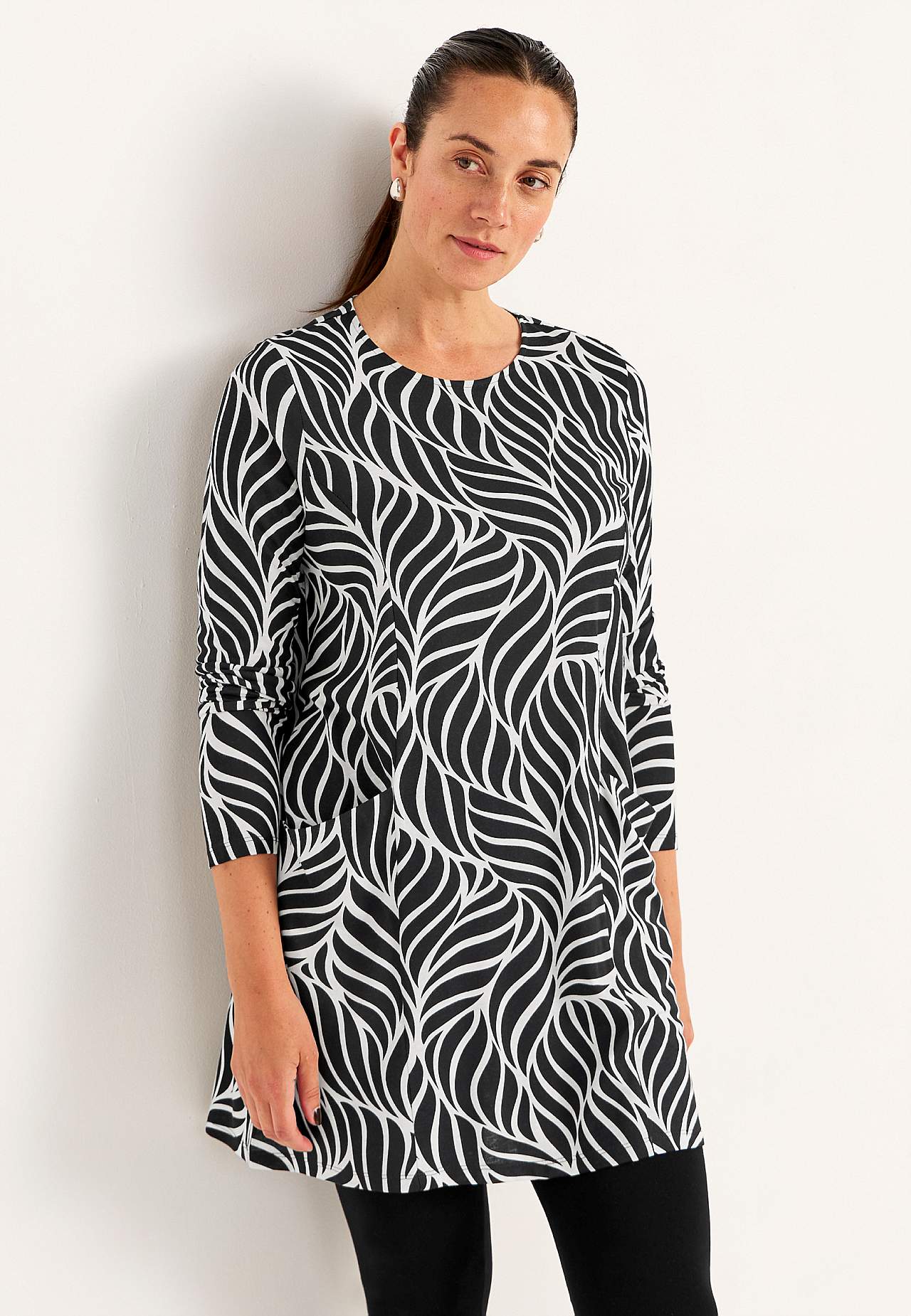 Jersey tuniq with pockets