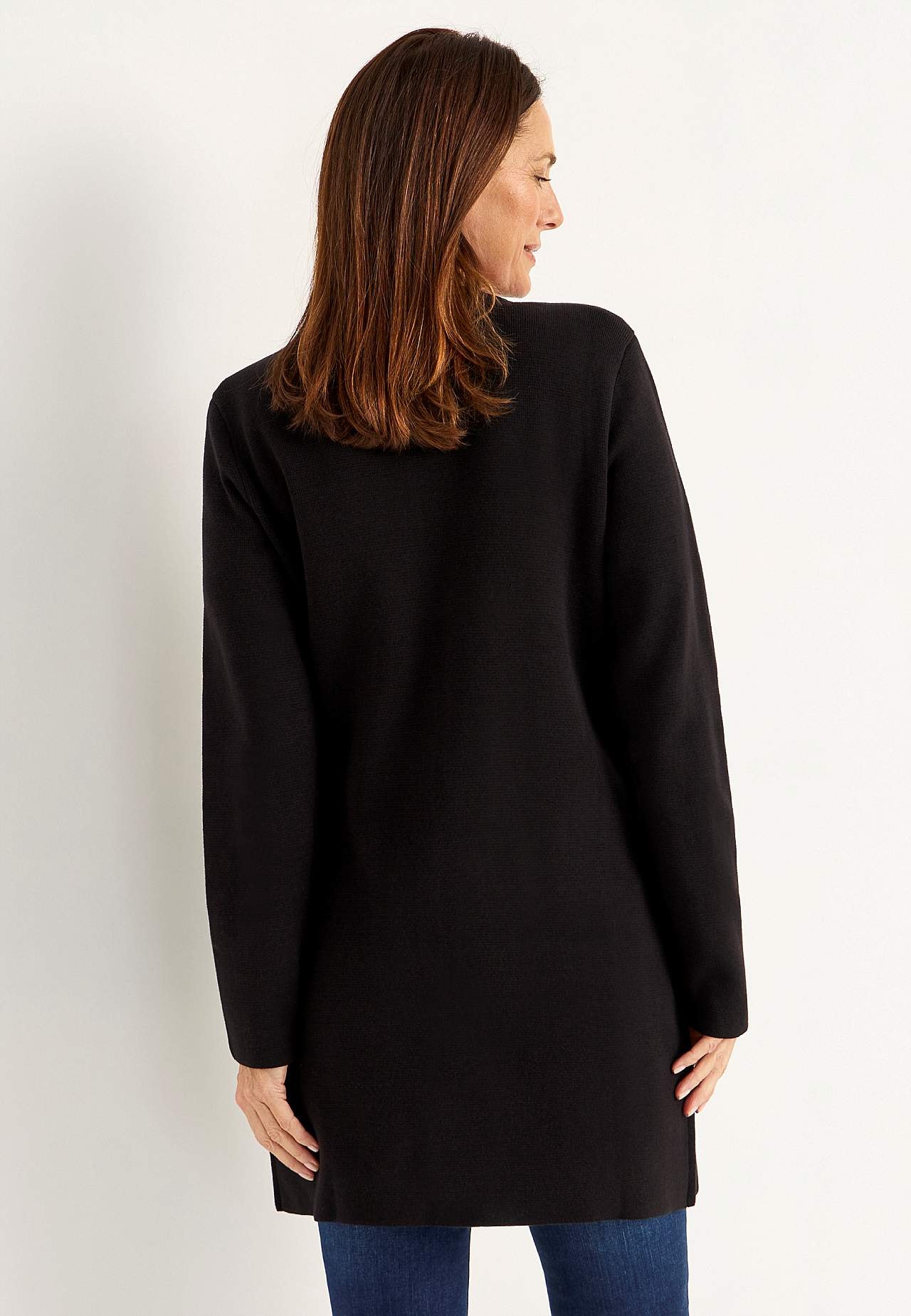 Cardigan with zip