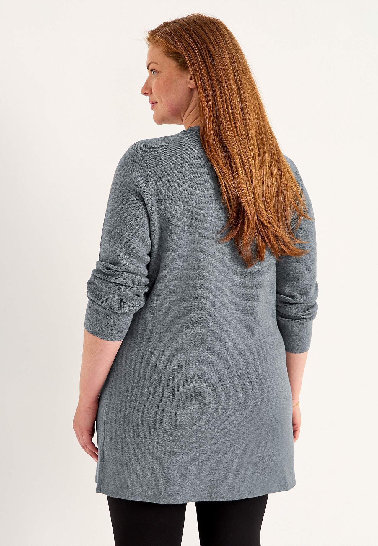 Cardigan with zip