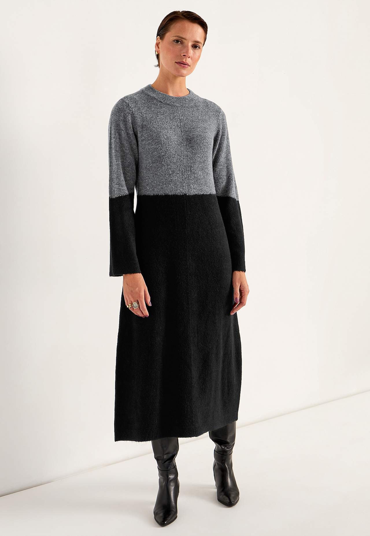 Long knit dress