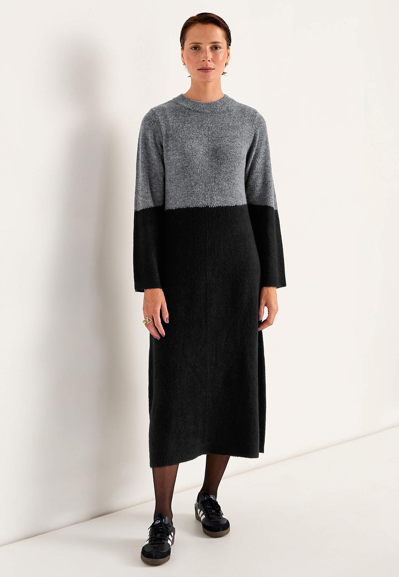 Long knit dress