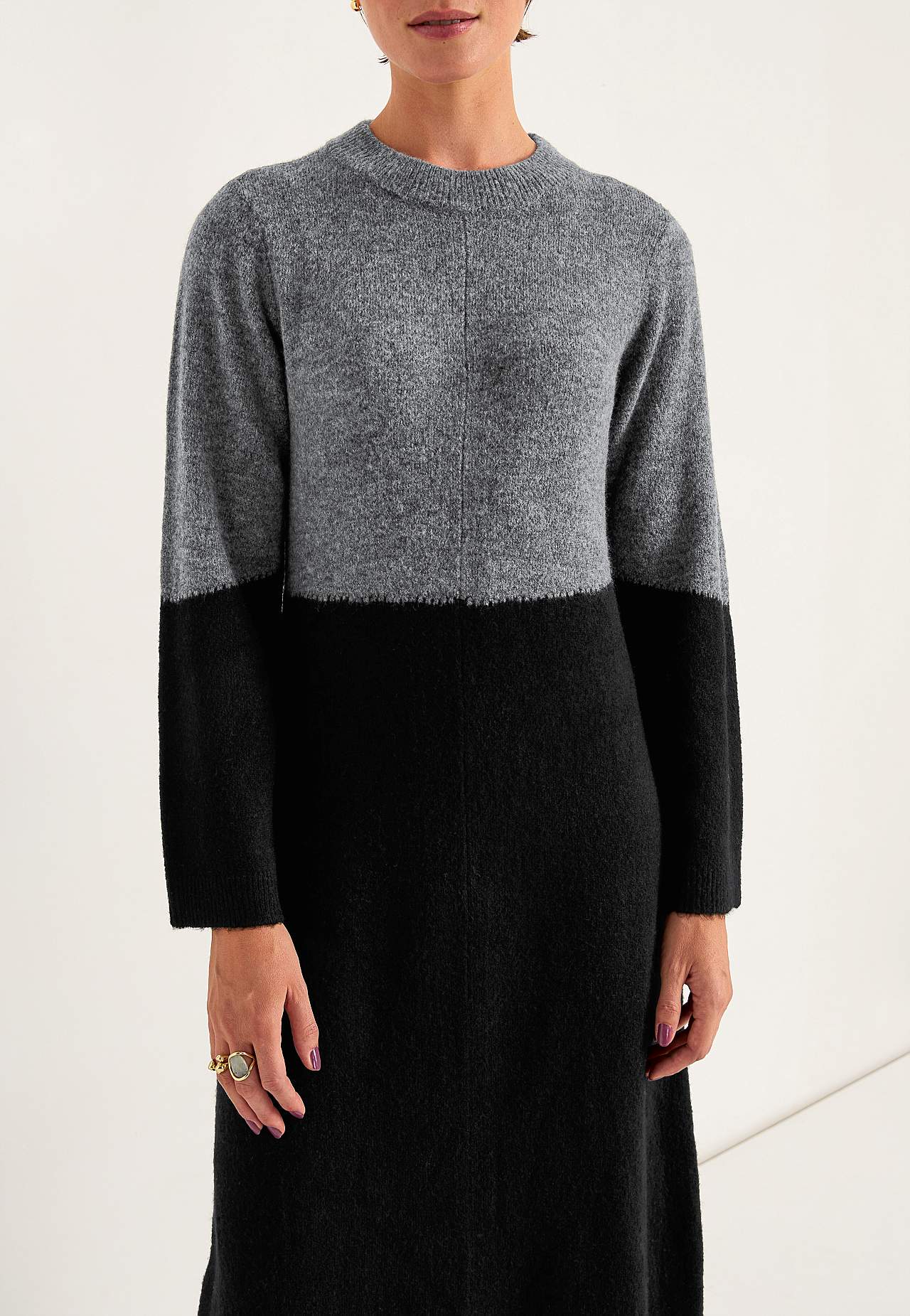 Long knit dress