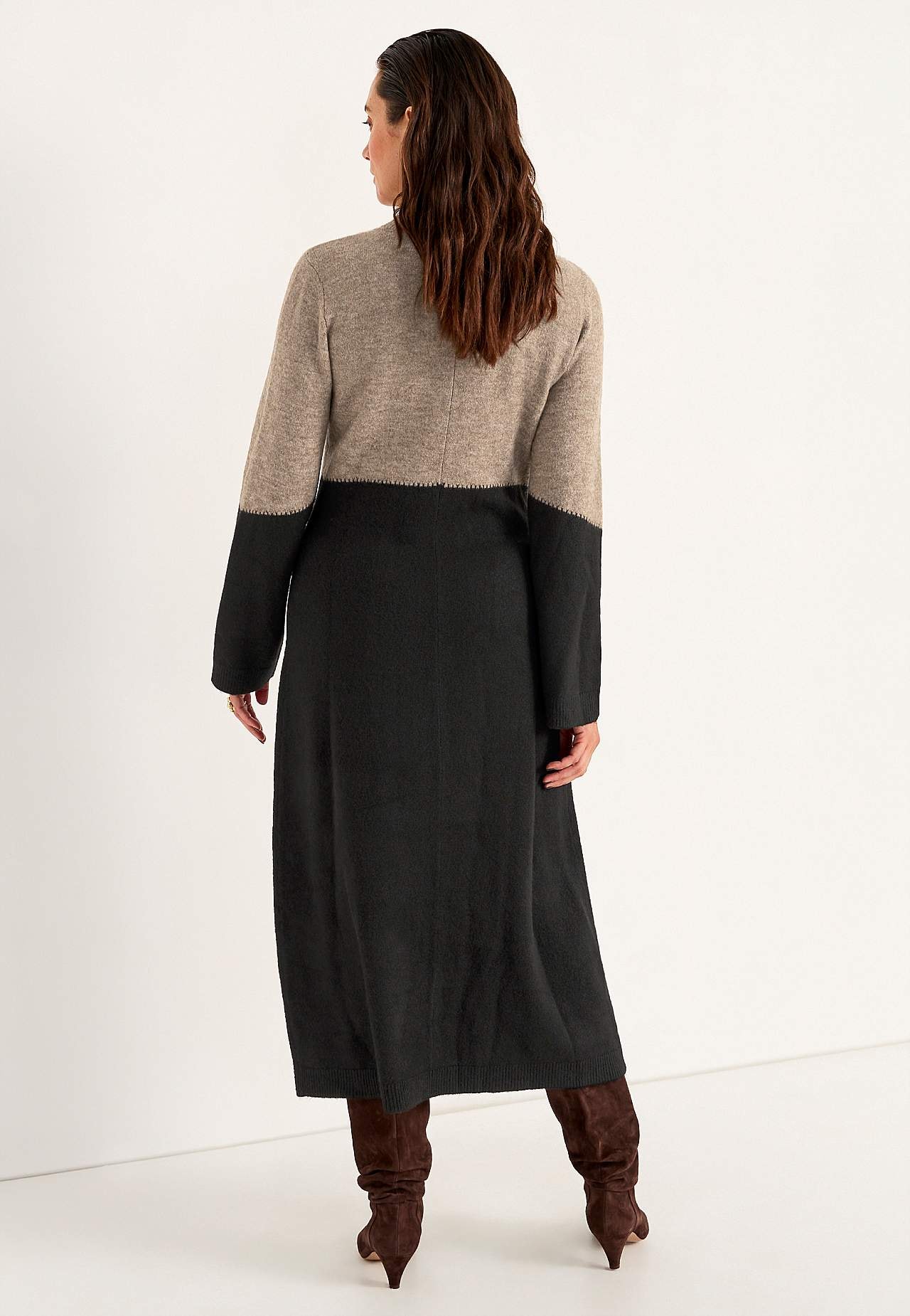 Long knit dress