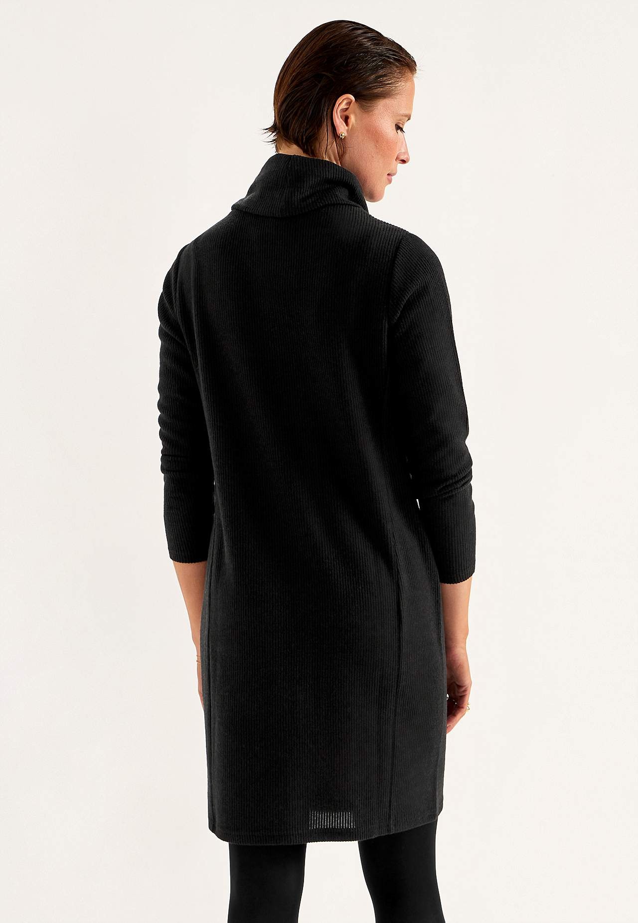Super soft dress with collar Beata