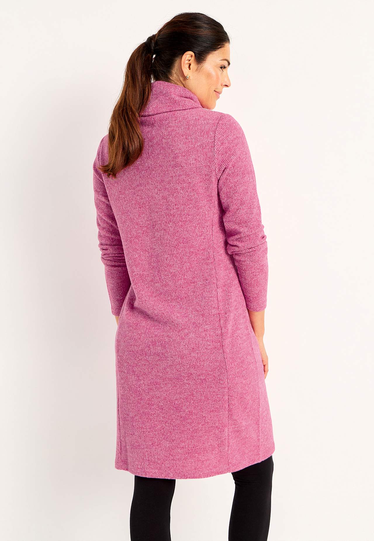Super soft dress with collar Beata