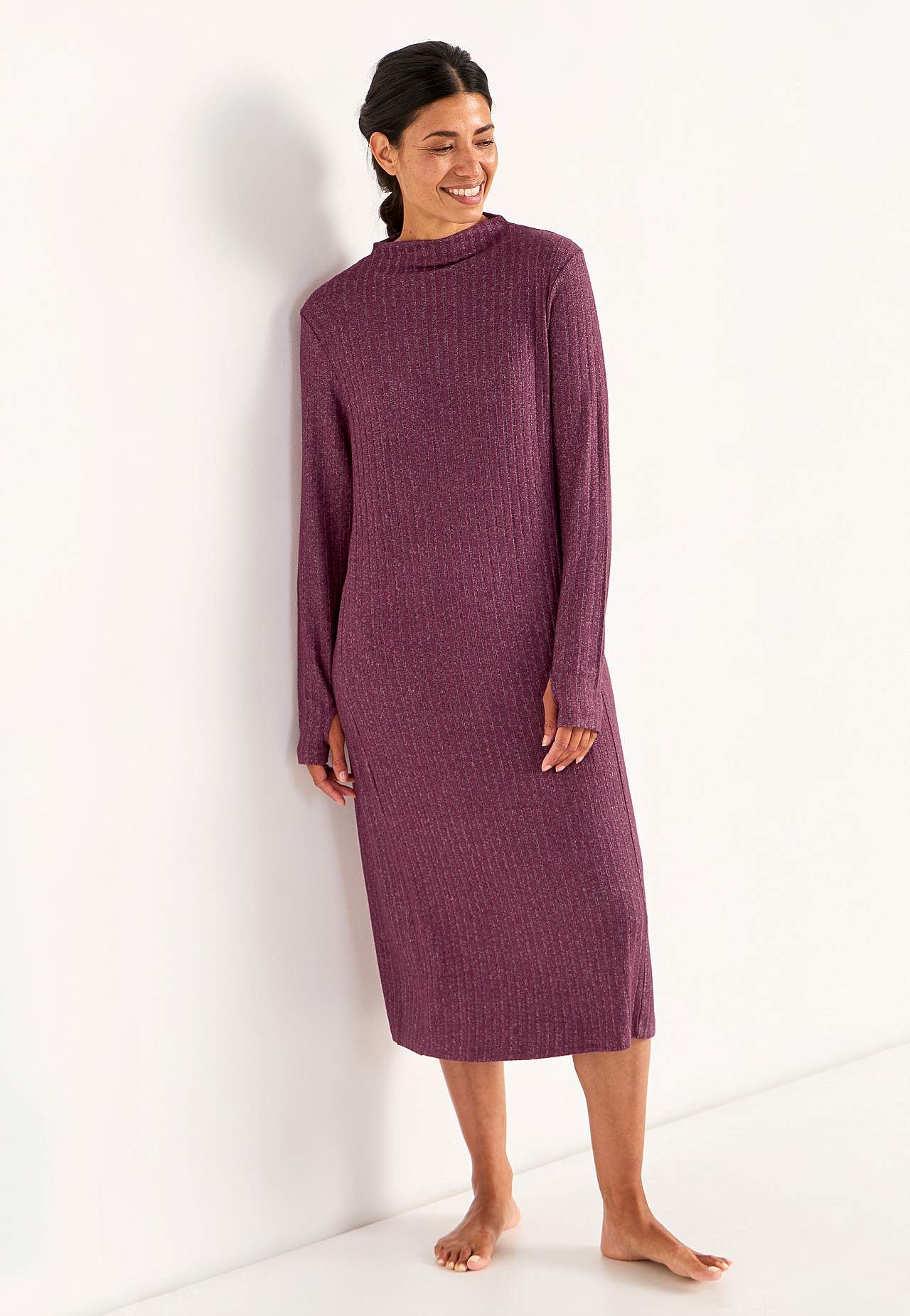 Soft jersey dress with pockets