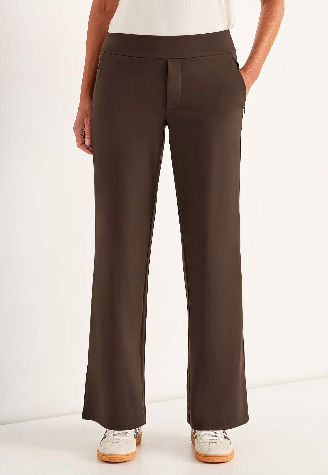 Versatile, wide jersey pants Daria