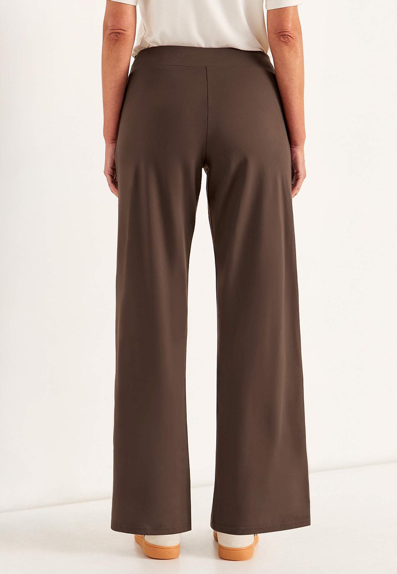 Versatile, wide jersey pants Daria