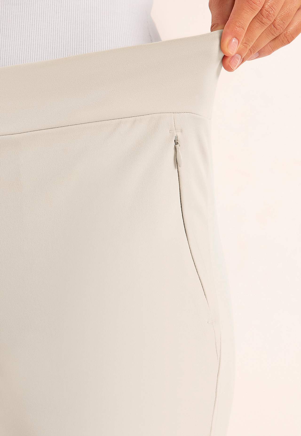 Versatile, bootcut jersey pants Daria