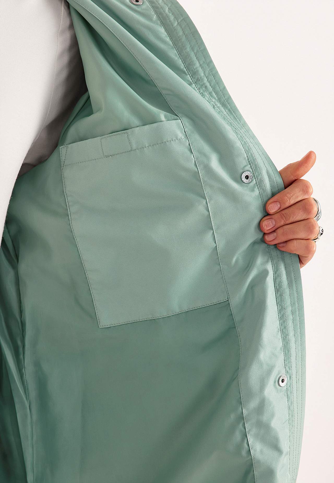 Stylish, lined parka