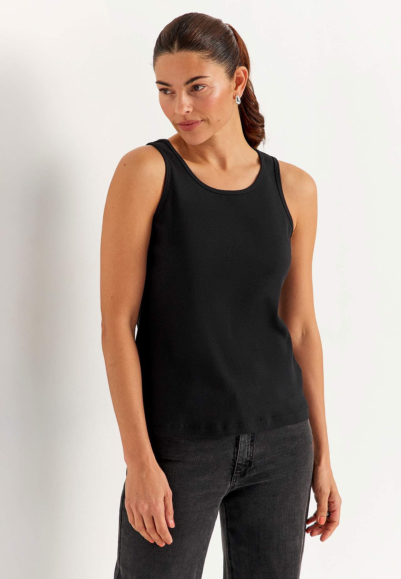 Ribbed tank top