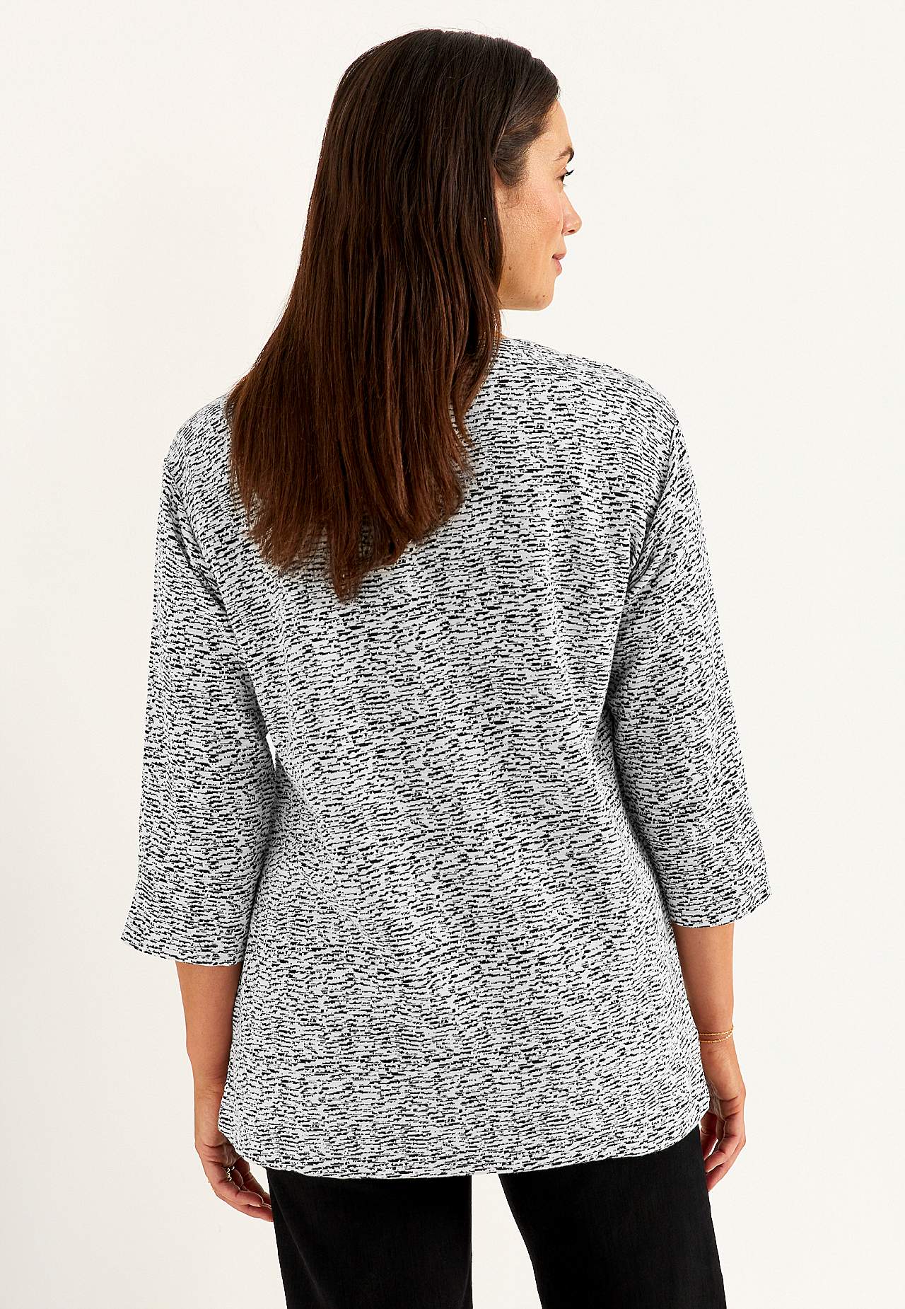 Jersey tuniq with slits