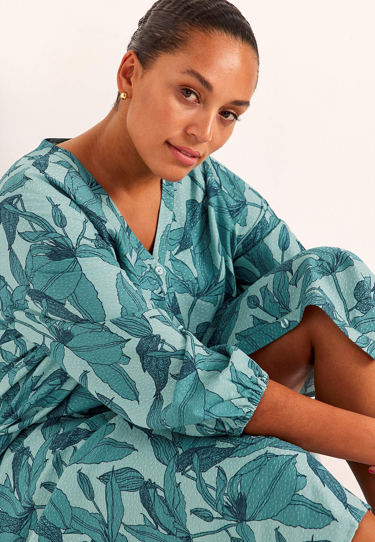 Woven dress with pockets