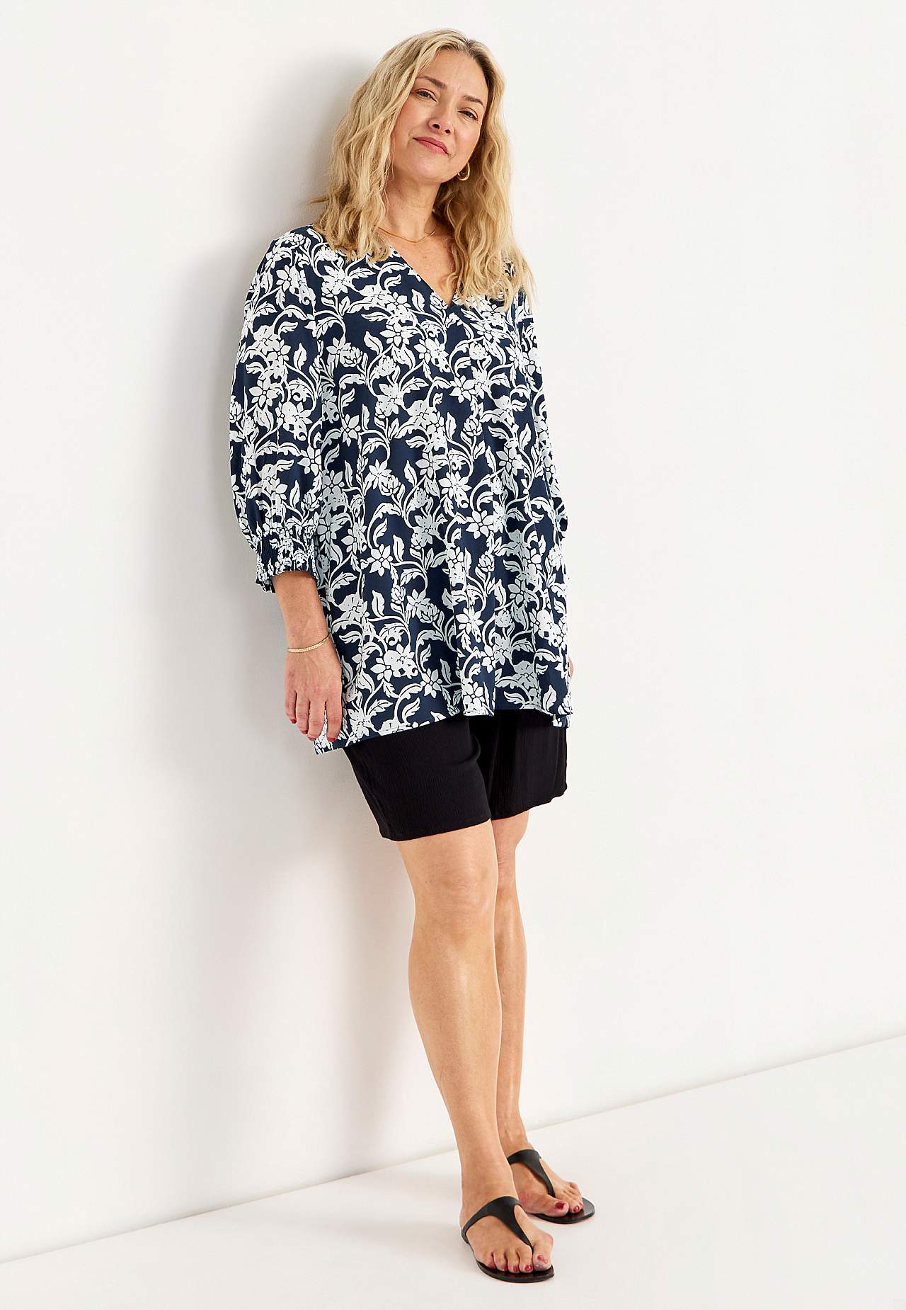 Patterned tunic