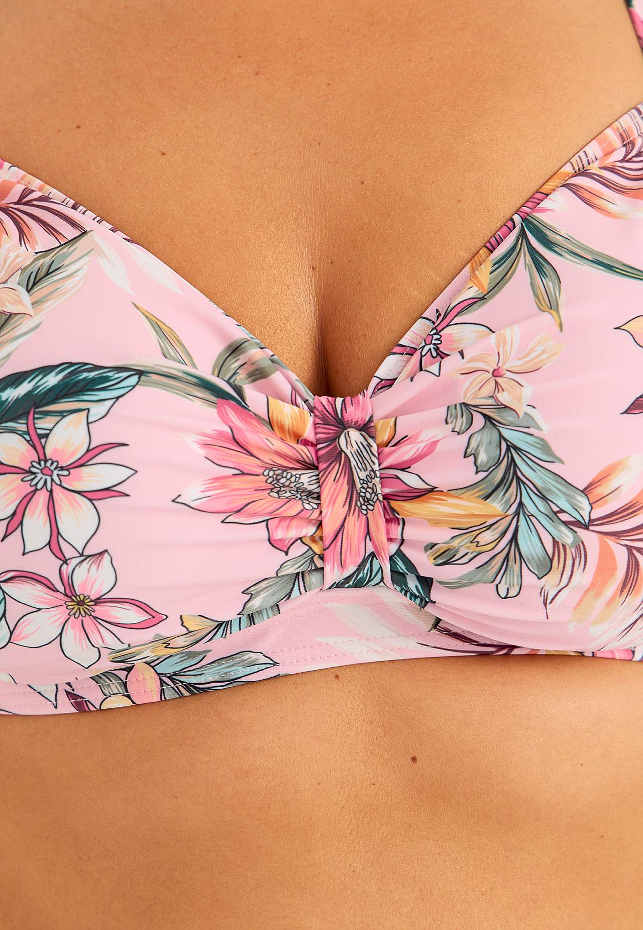 Bikini bra with a flower pattern Brighton