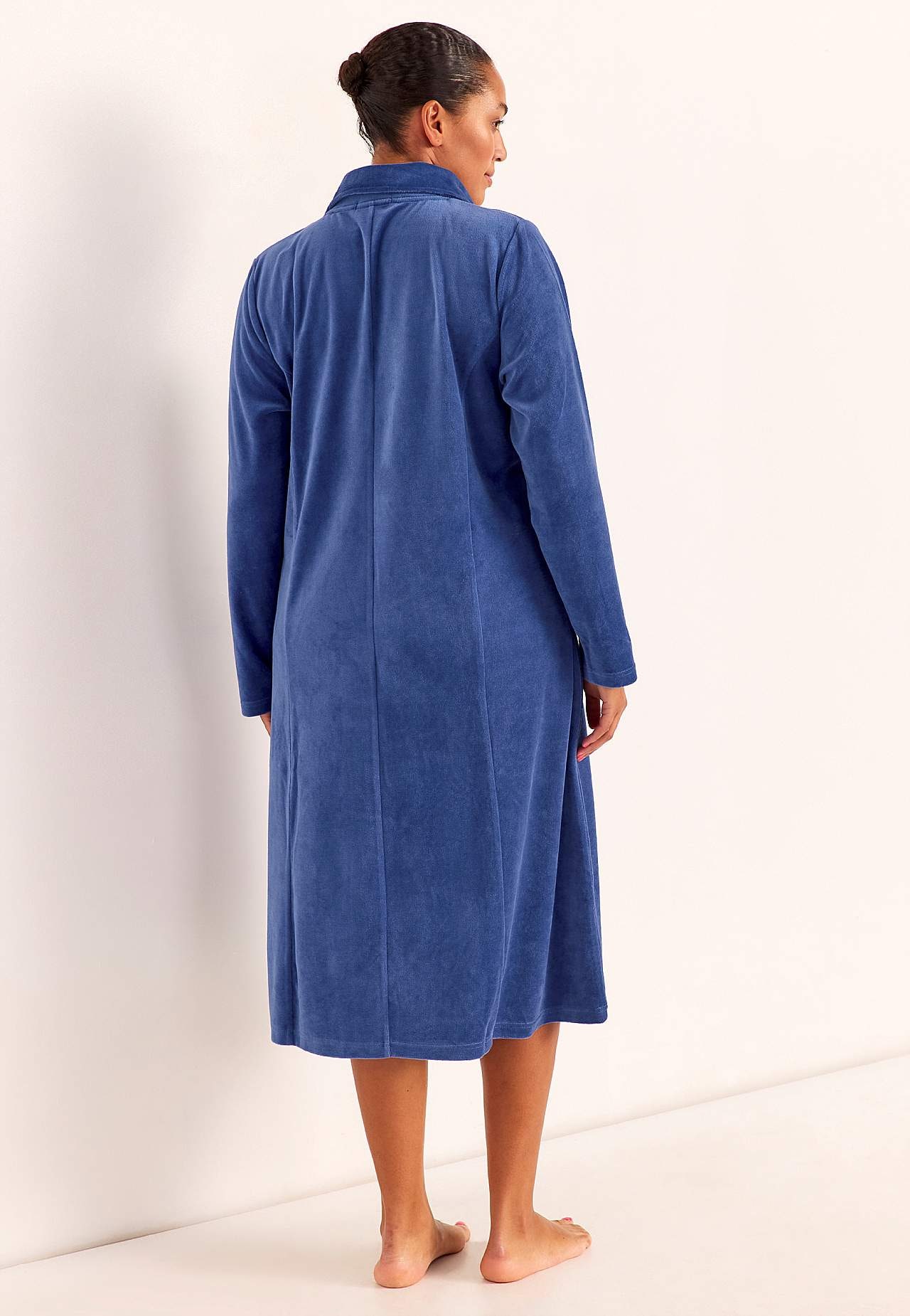 Velour robe Wilma