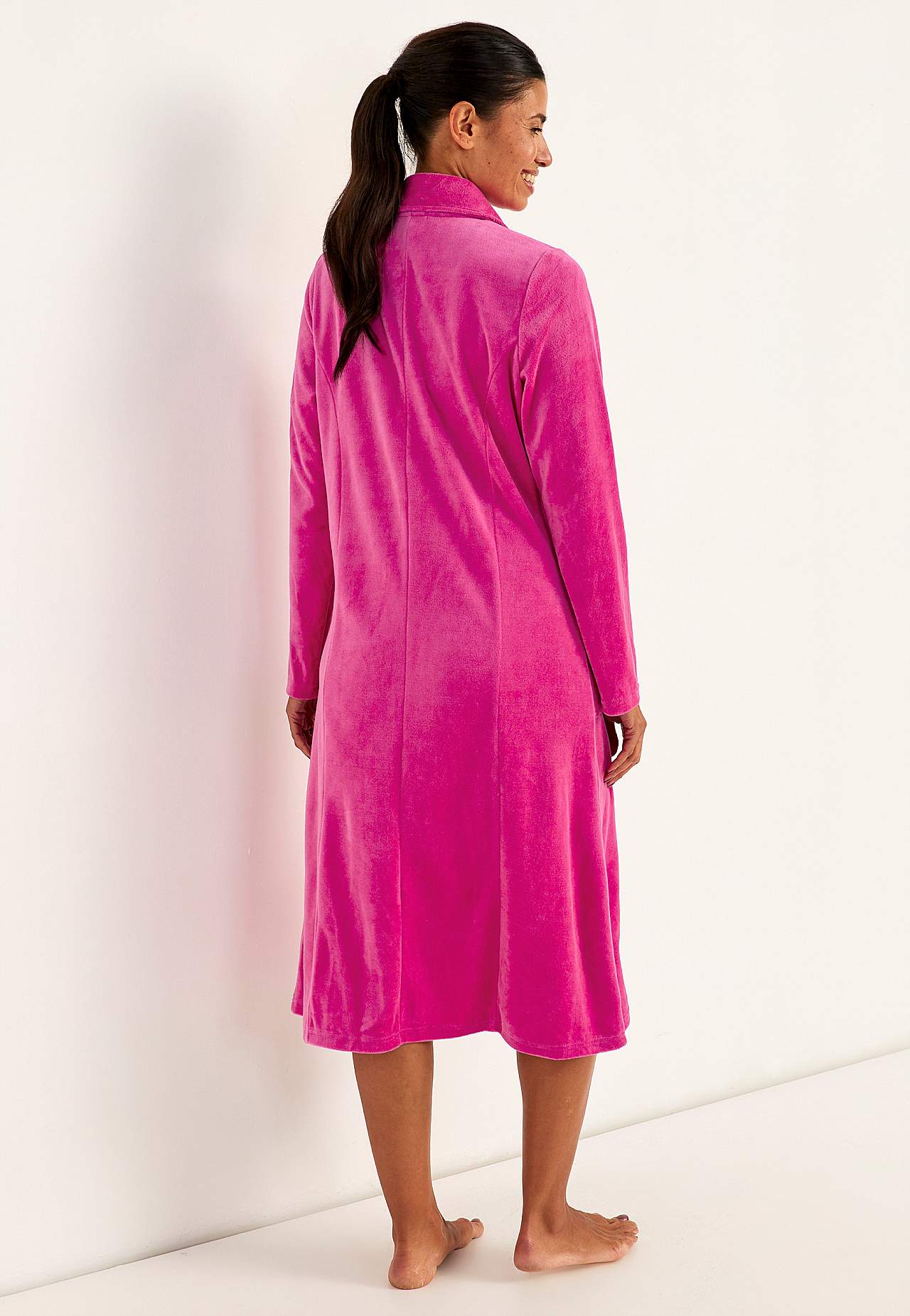 Velour robe Wilma