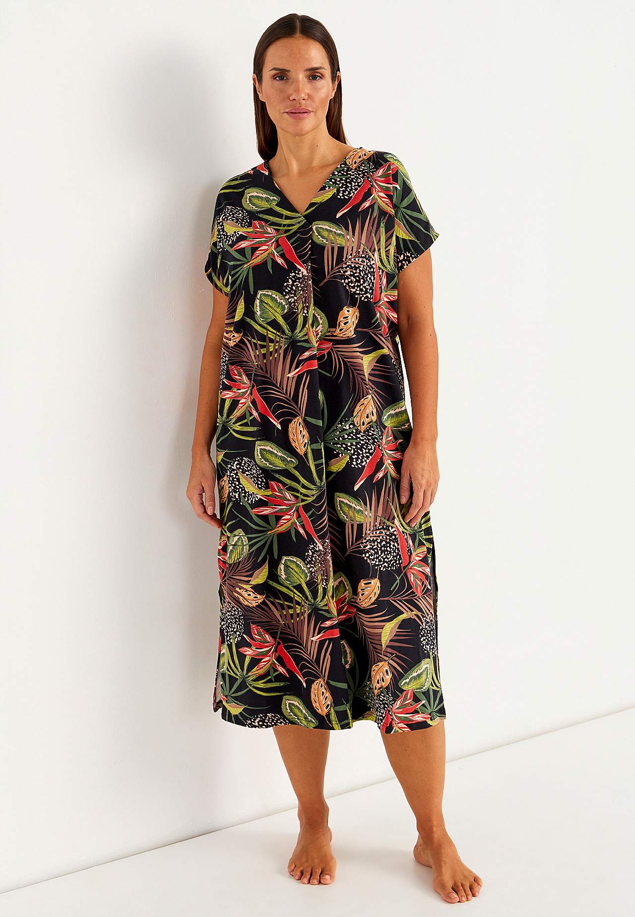 Beach caftan in jersey