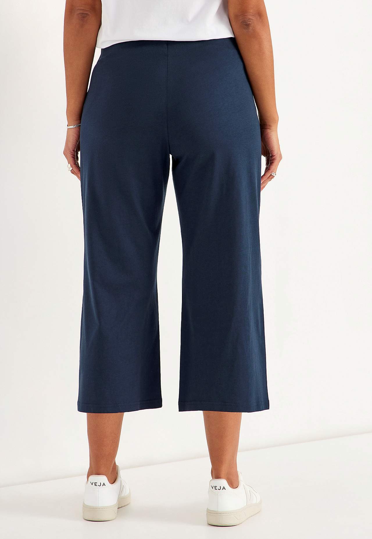 Culotte trousers in jersey