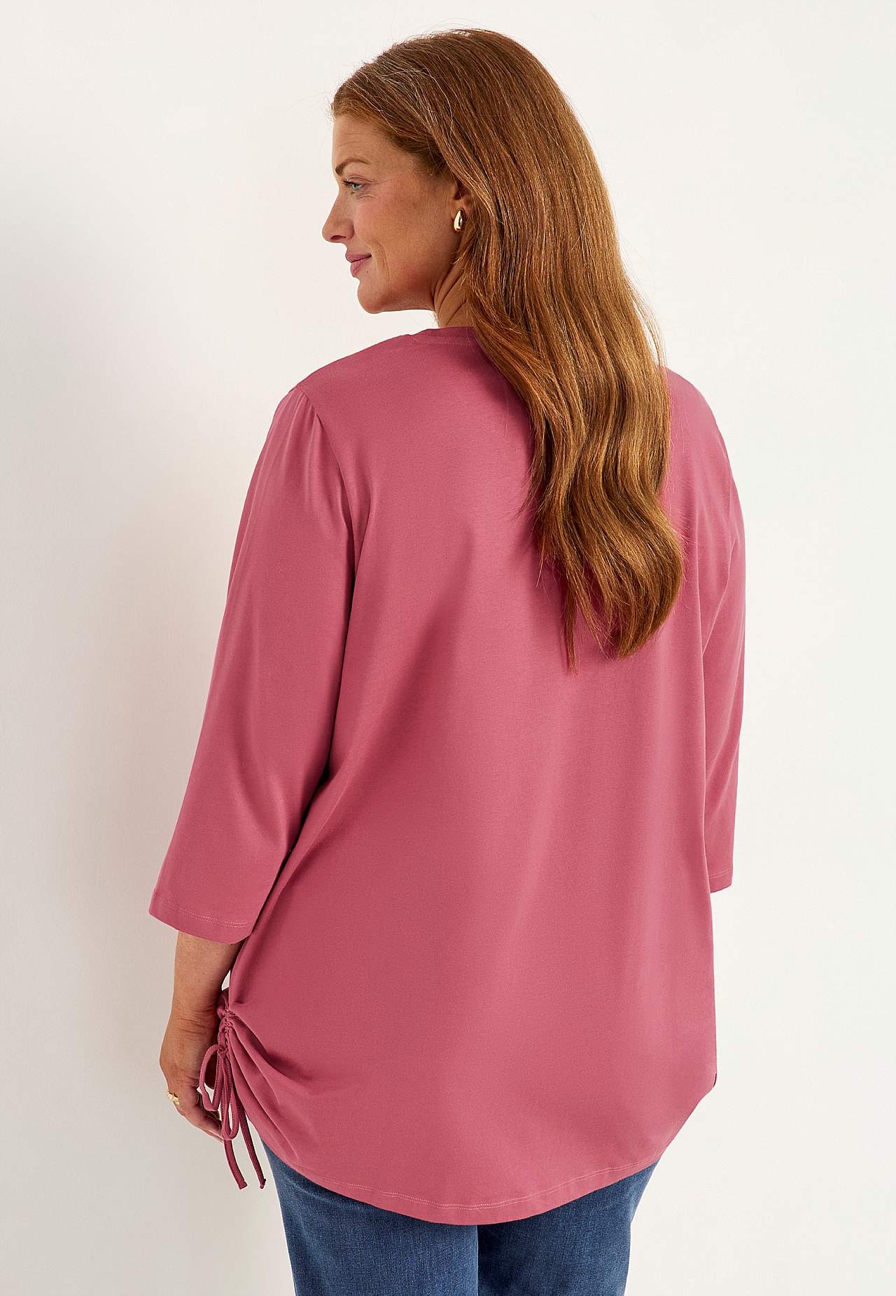 Jersey tuniq with drawstring 2-pack