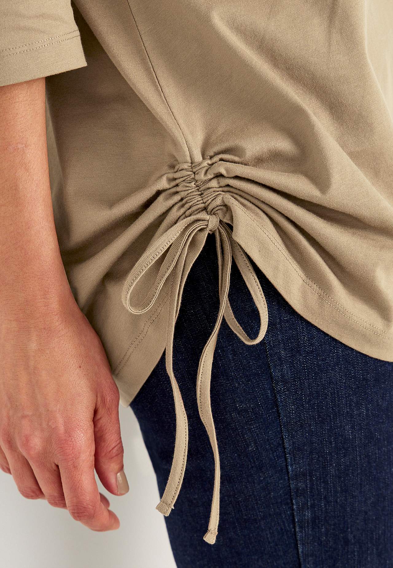Jersey tuniq with drawstring 2-pack