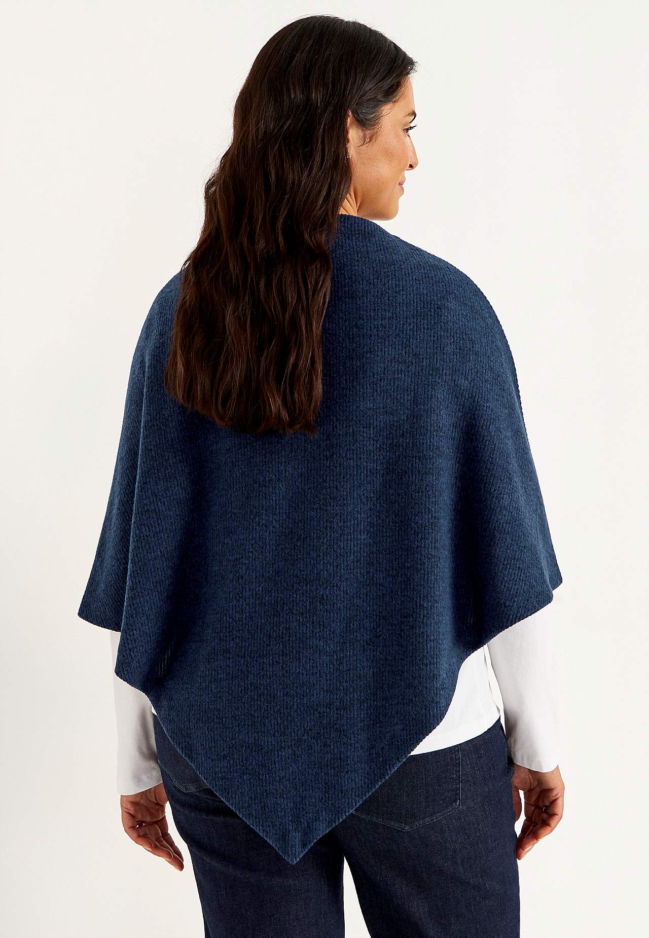 Superblød, one-size poncho