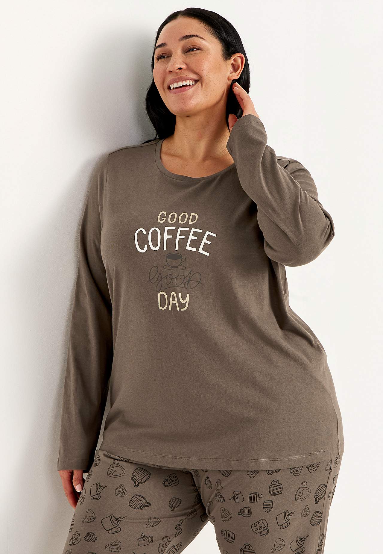 Todelt jersey pyjamas