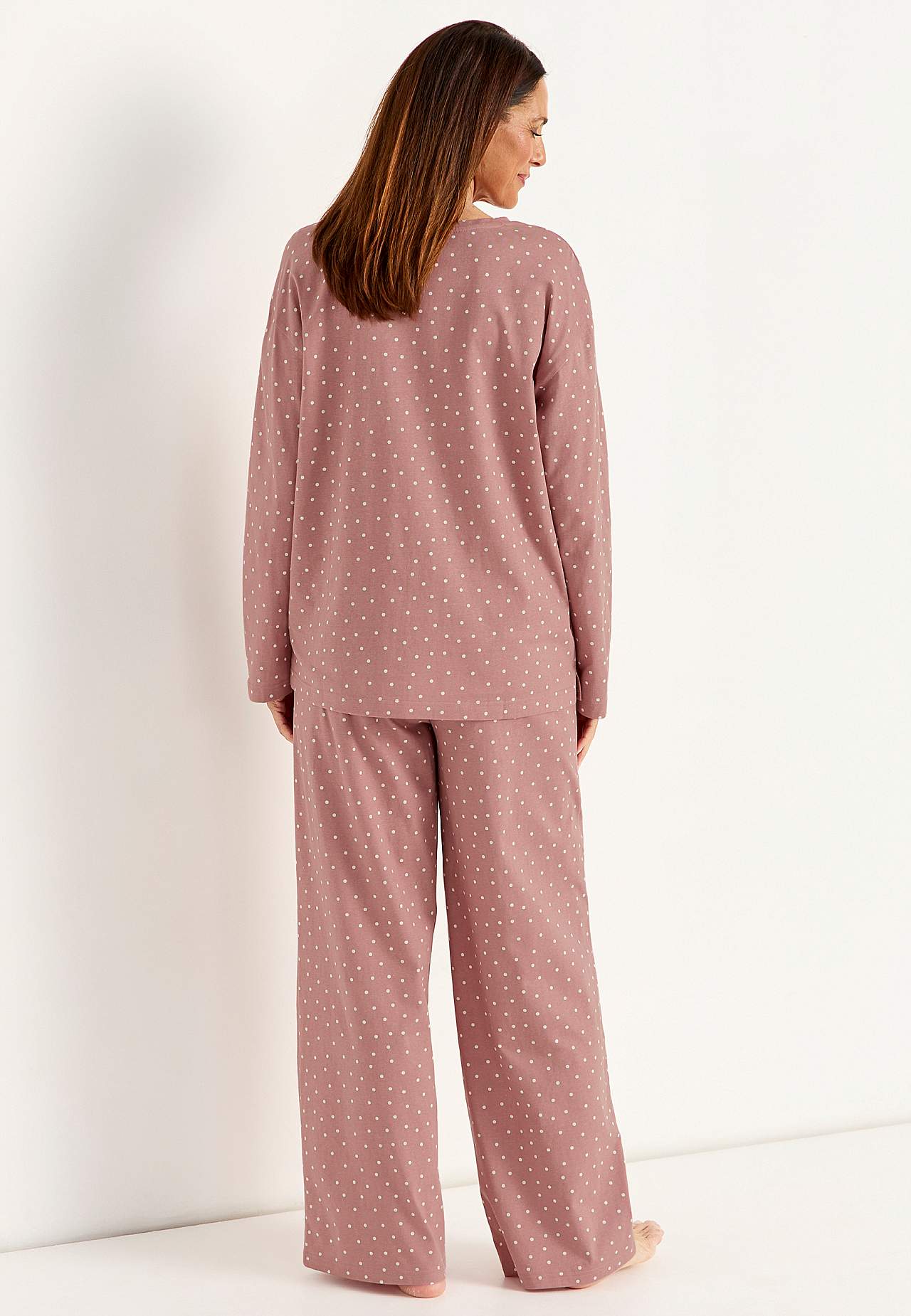 Pilkullinen, 2-osainen jerseypyjama