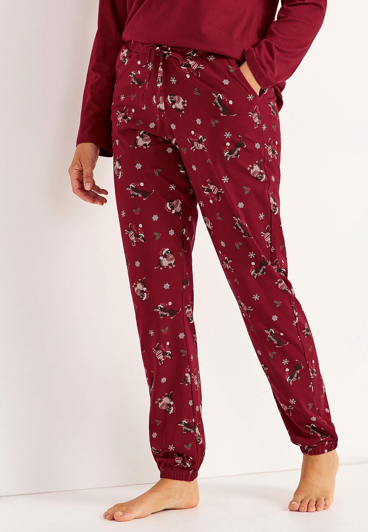 2-osainen jerseypyjama