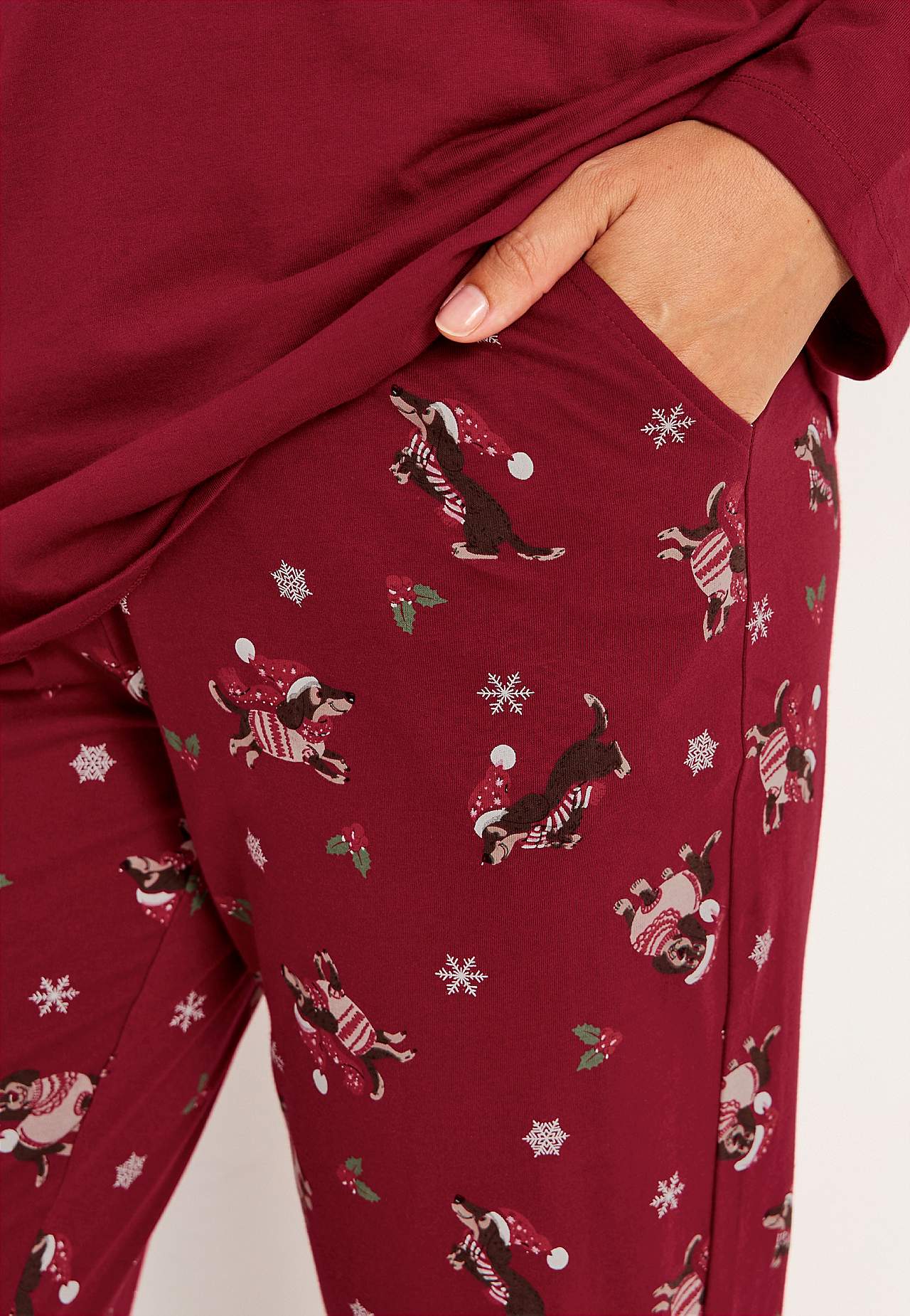 2-osainen jerseypyjama