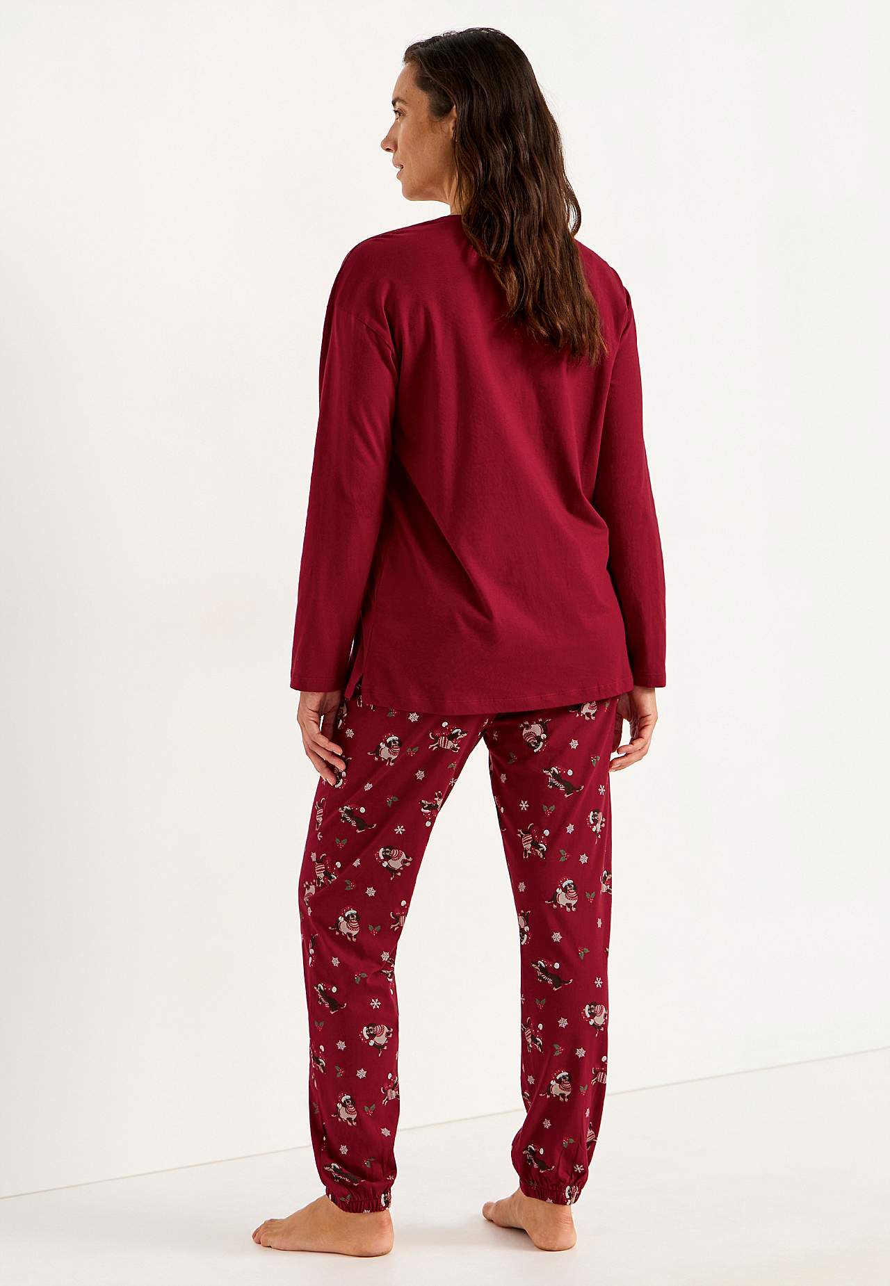 2-osainen jerseypyjama