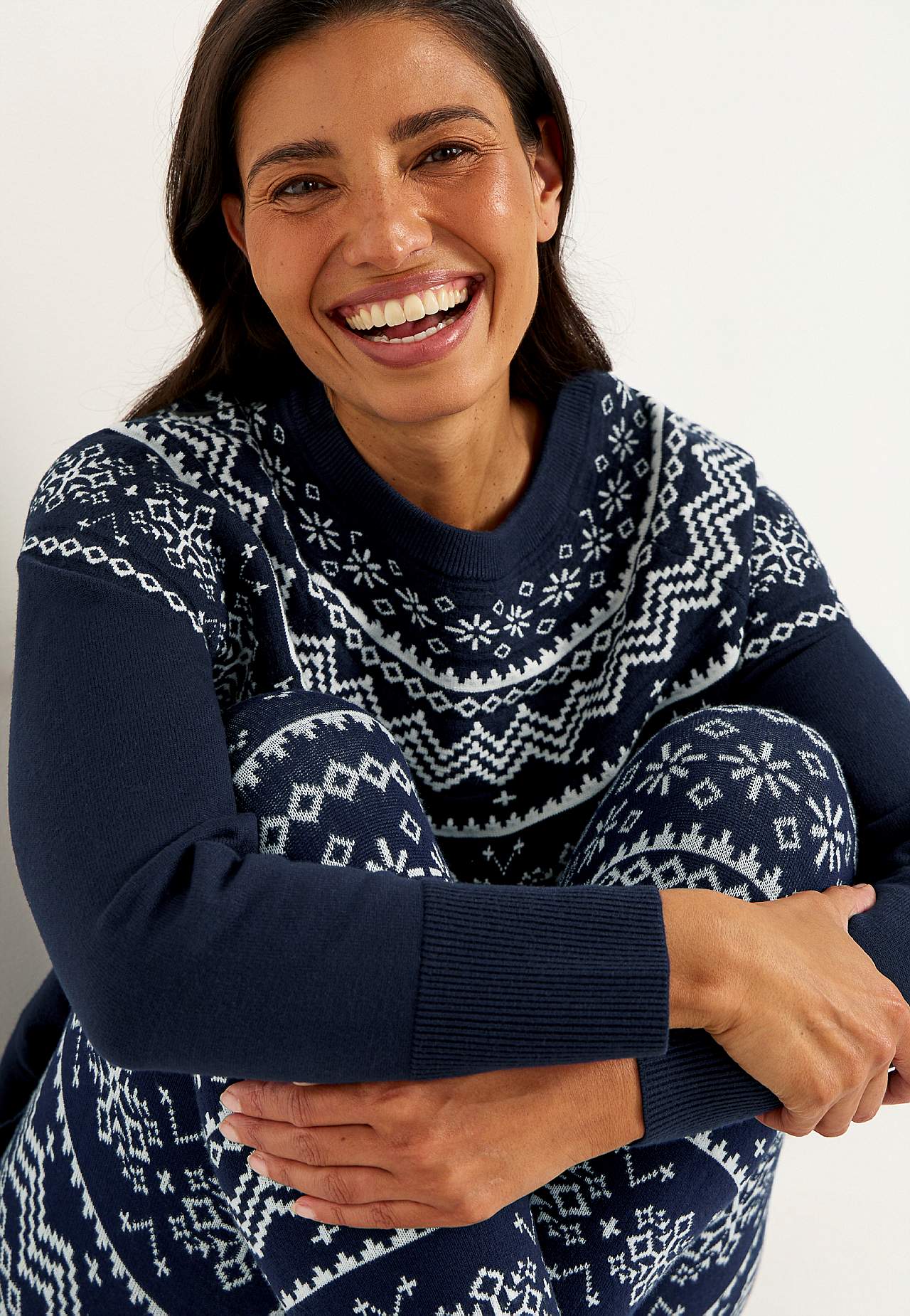 Jacquard-kudottu, kuviollinen tunika