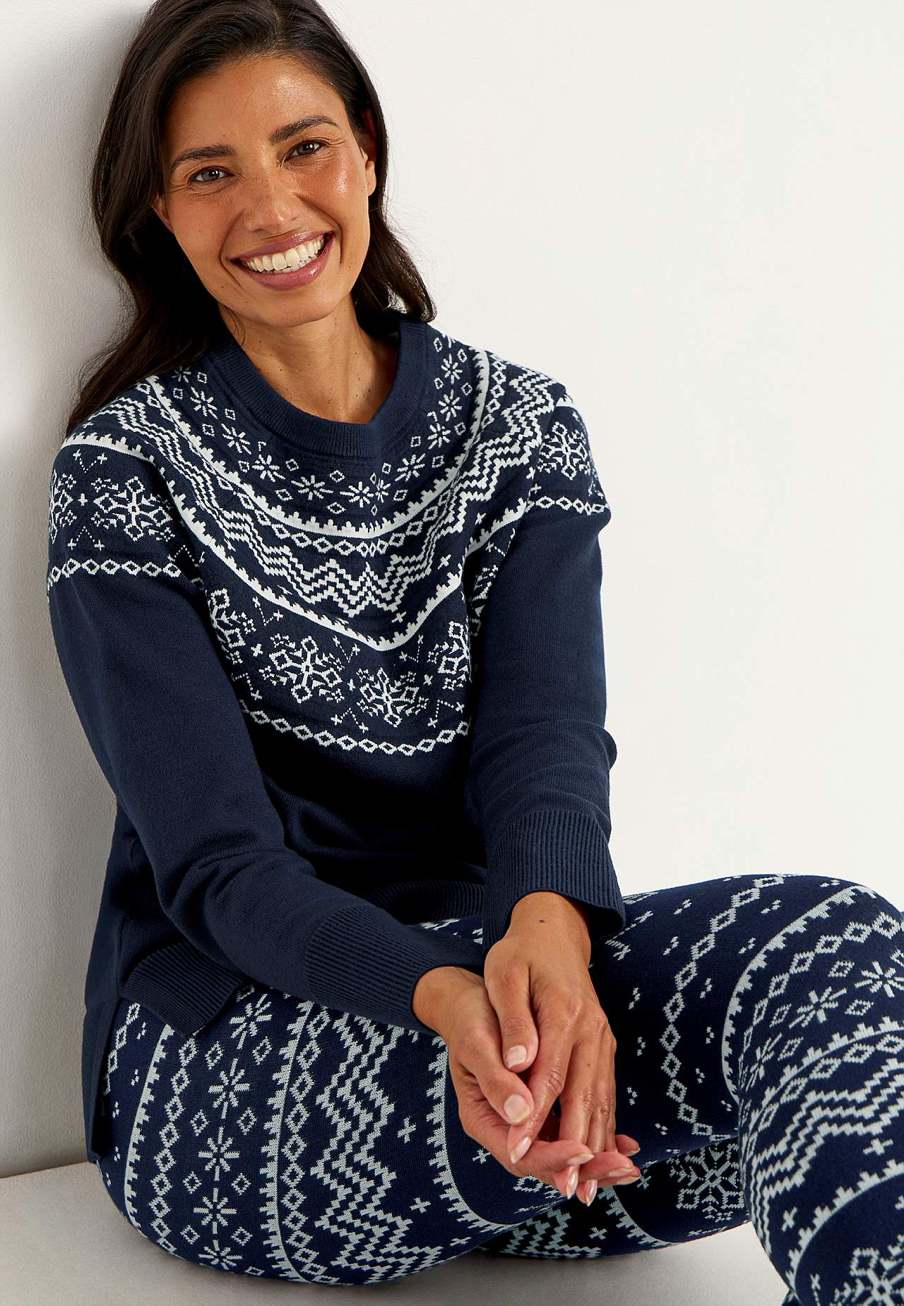 Jacquard-kudottu, kuviollinen tunika