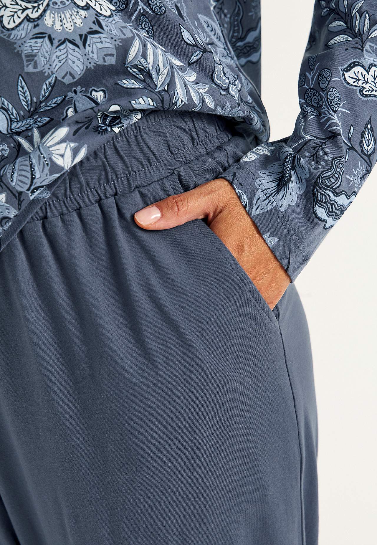 Tweedelige jersey pyjama