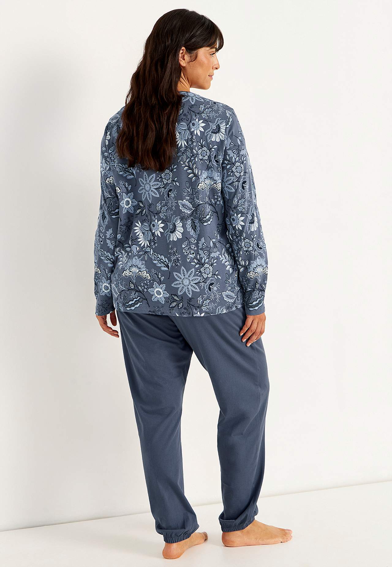 Tweedelige jersey pyjama