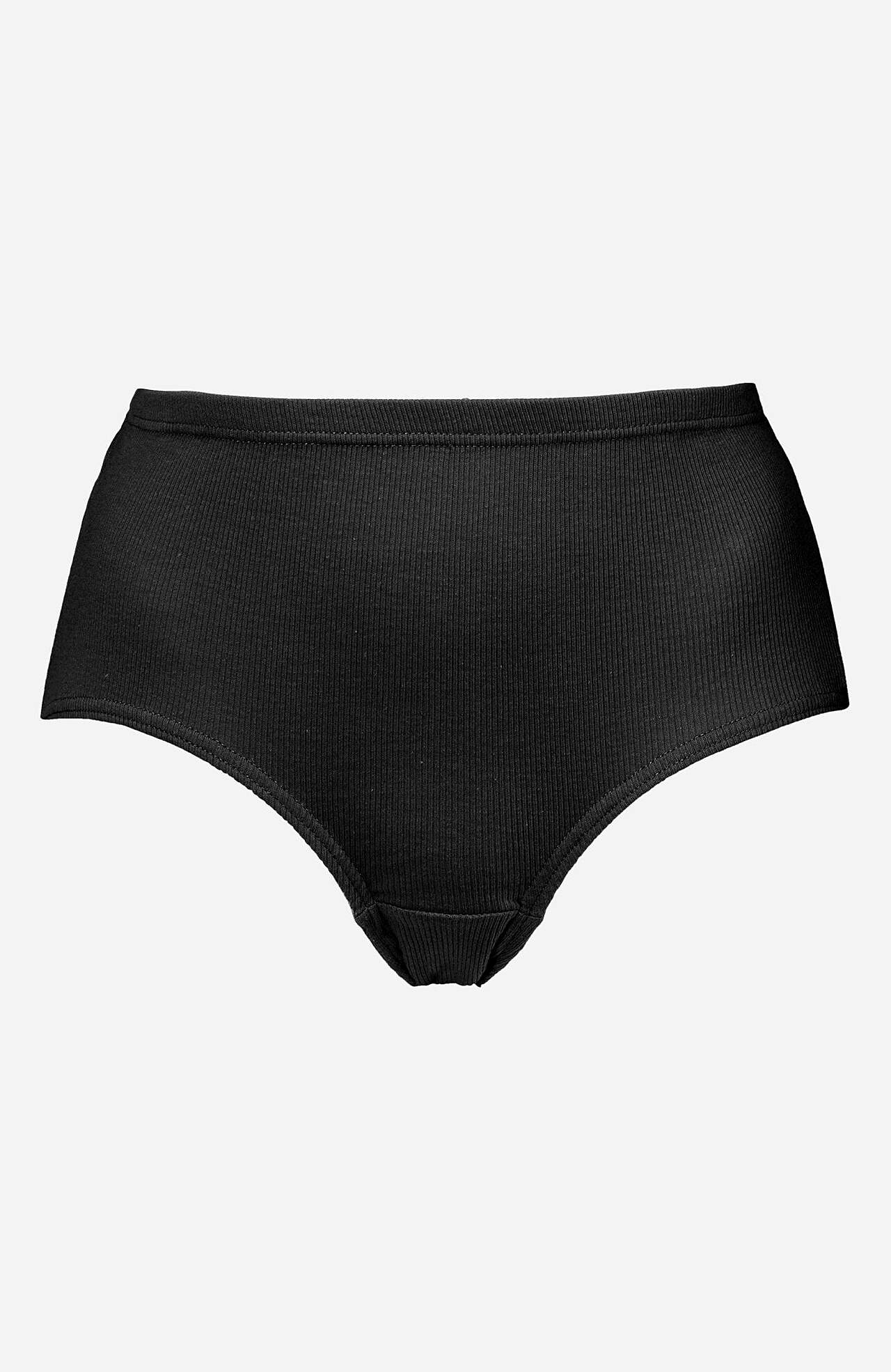Ribbed women's briefs in cotton Lisa 6-pack