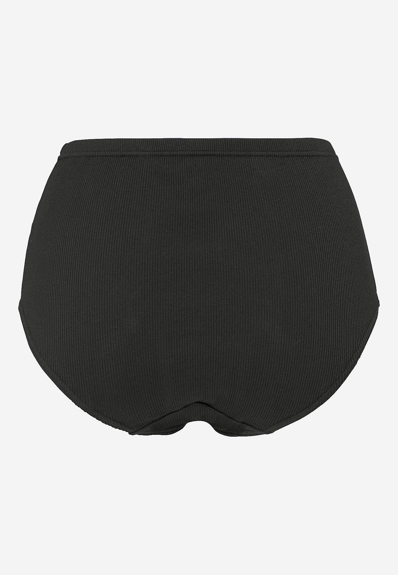 Ribbed women's briefs in cotton Lisa 6-pack