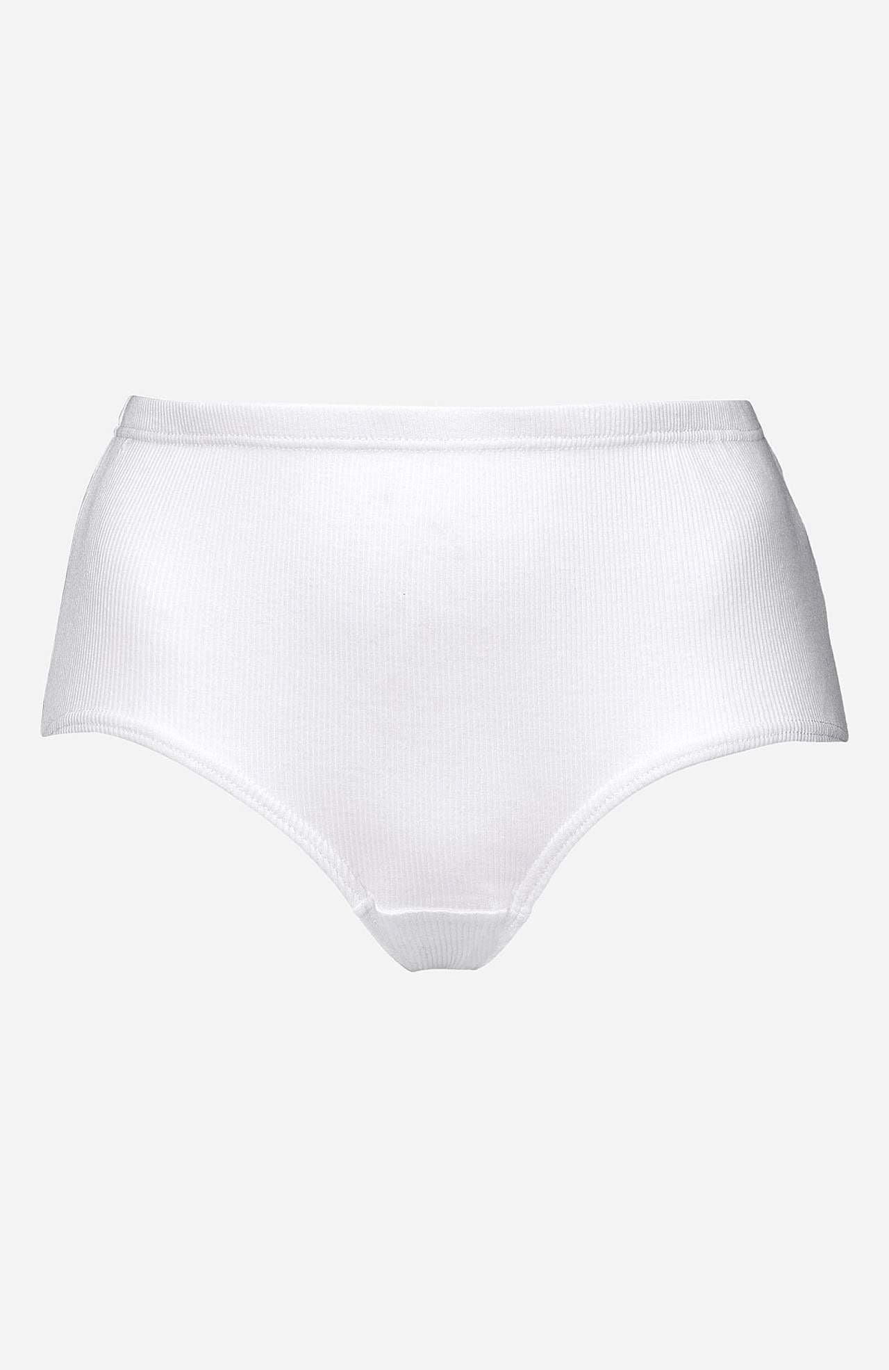 Ribbed women's briefs in cotton Lisa 6-pack