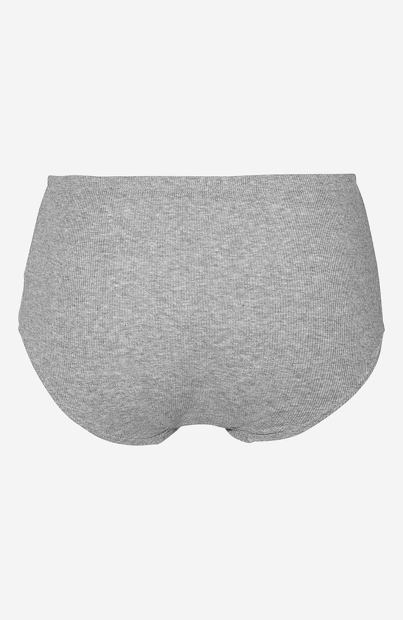 Ribbed women's briefs in cotton Lisa 6-pack