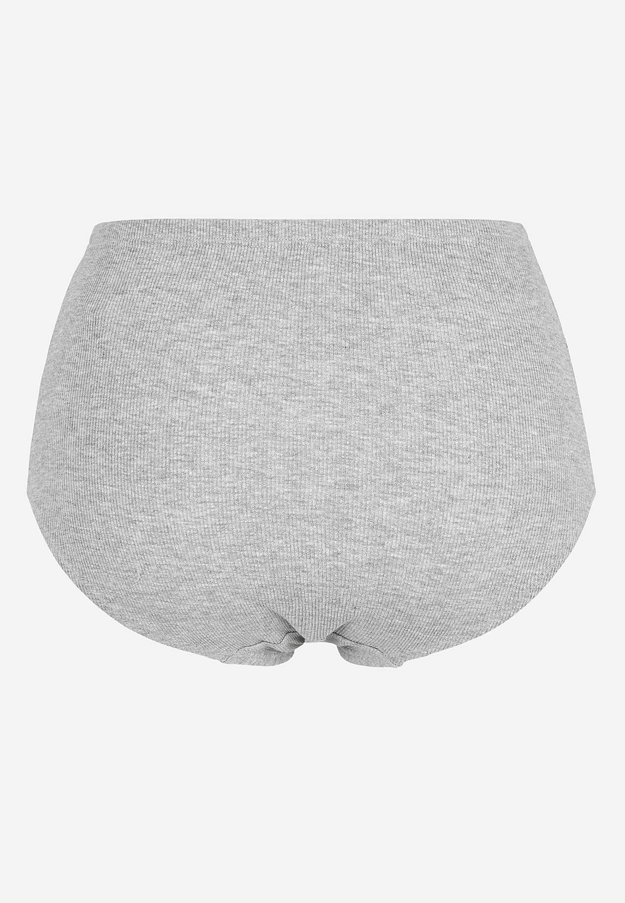 Ribbed women's briefs in cotton Lisa 6-pack
