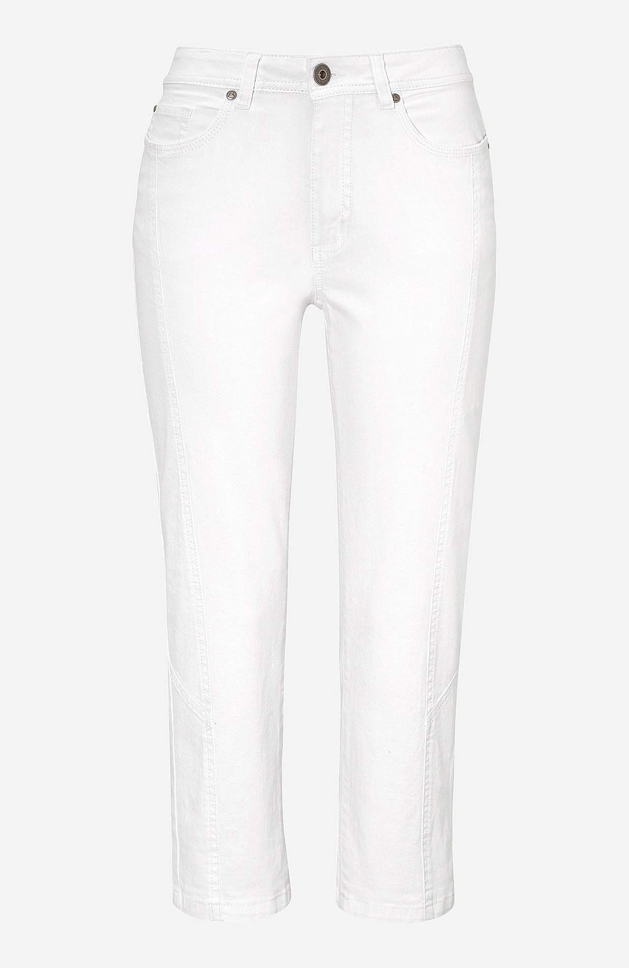 Crop jeans with five-pocket design
