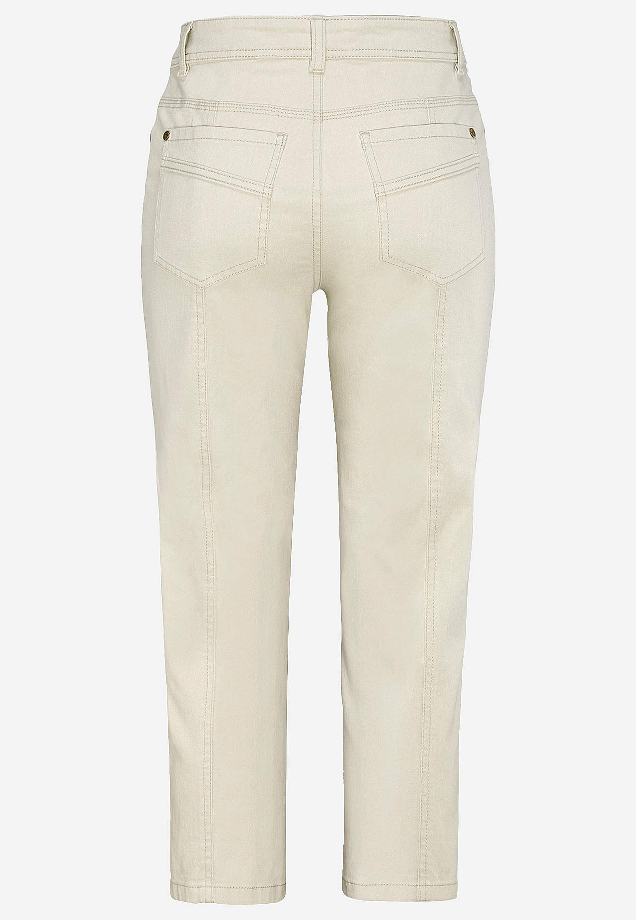 Crop jeans with five-pocket design
