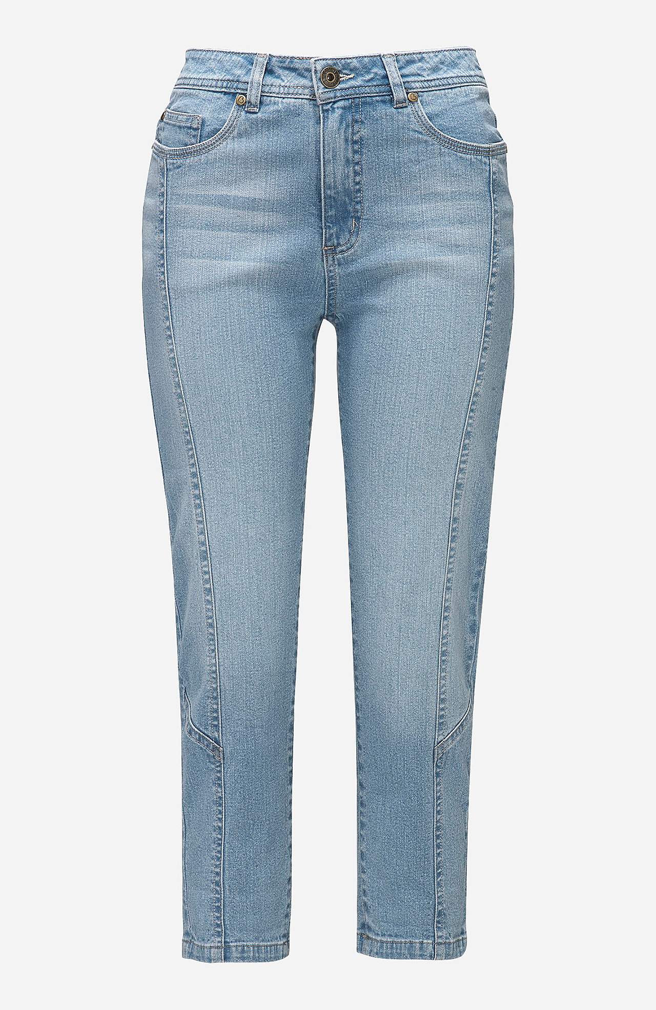 Crop jeans with five-pocket design
