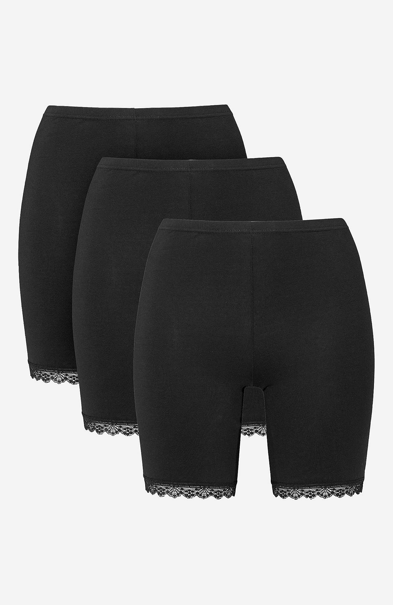 Cotton panties with longer leg Elise 3-pack