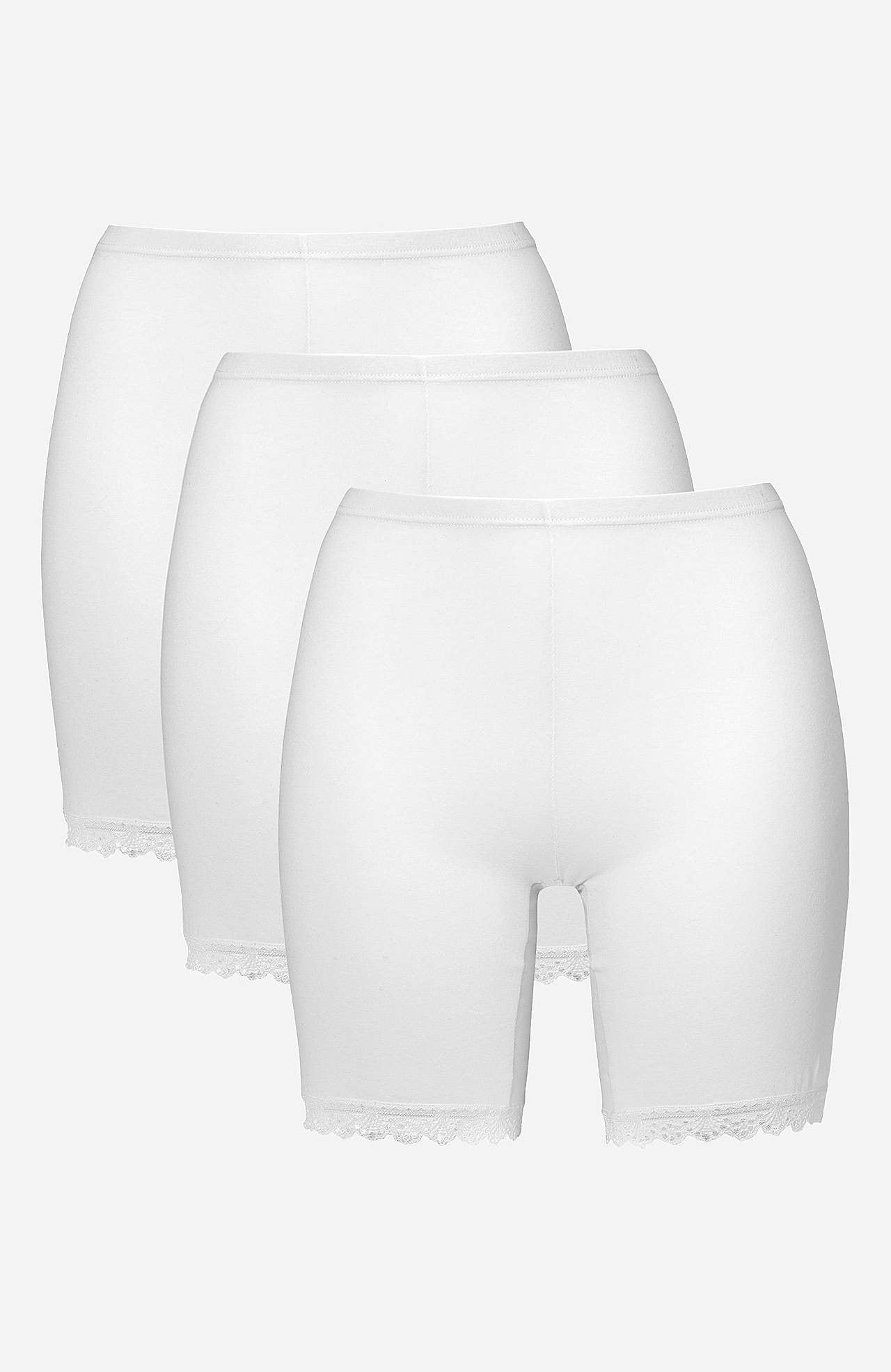 Cotton panties with longer leg Elise 3-pack