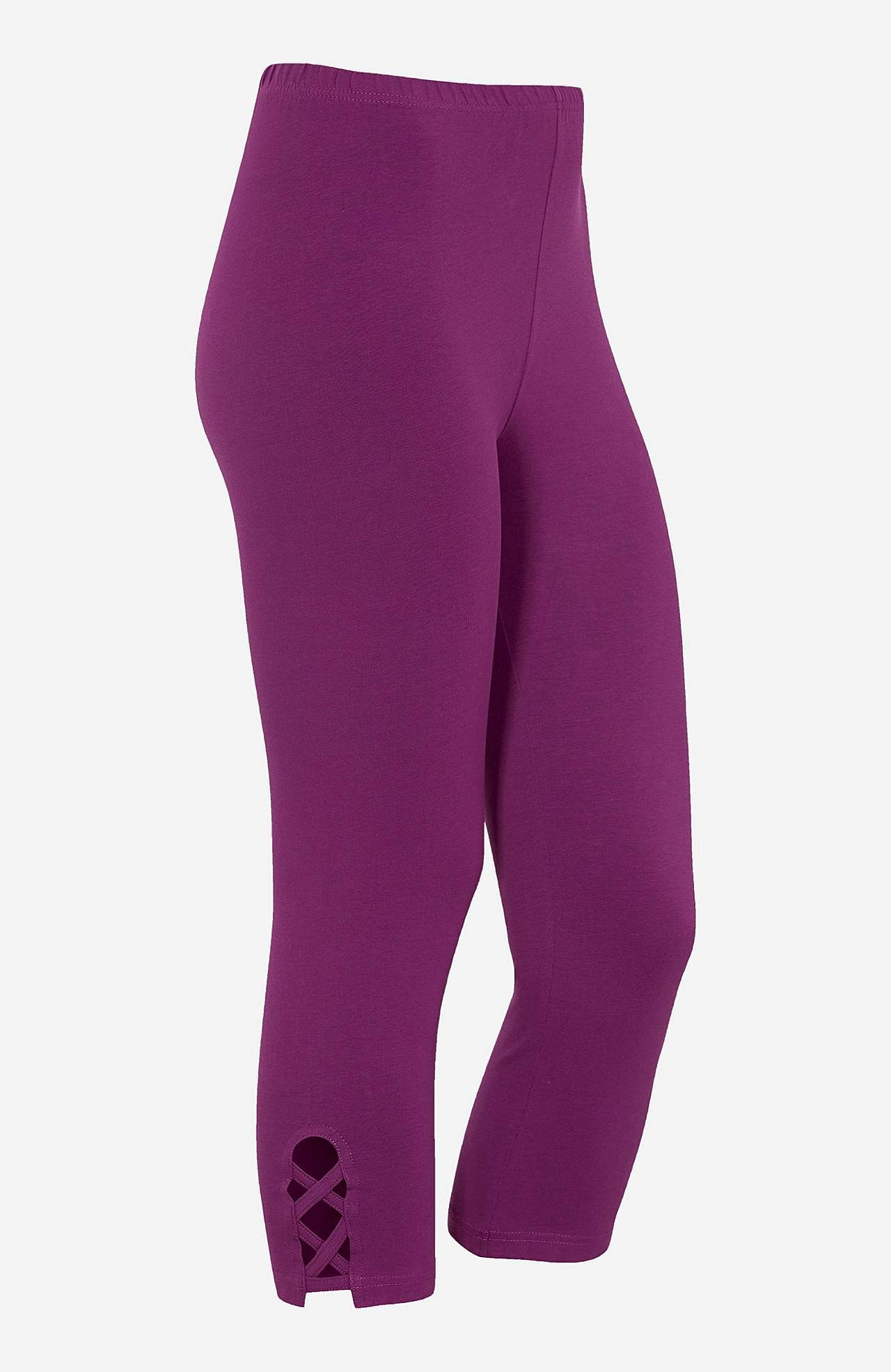 Capri leggings with nice details 2-pack