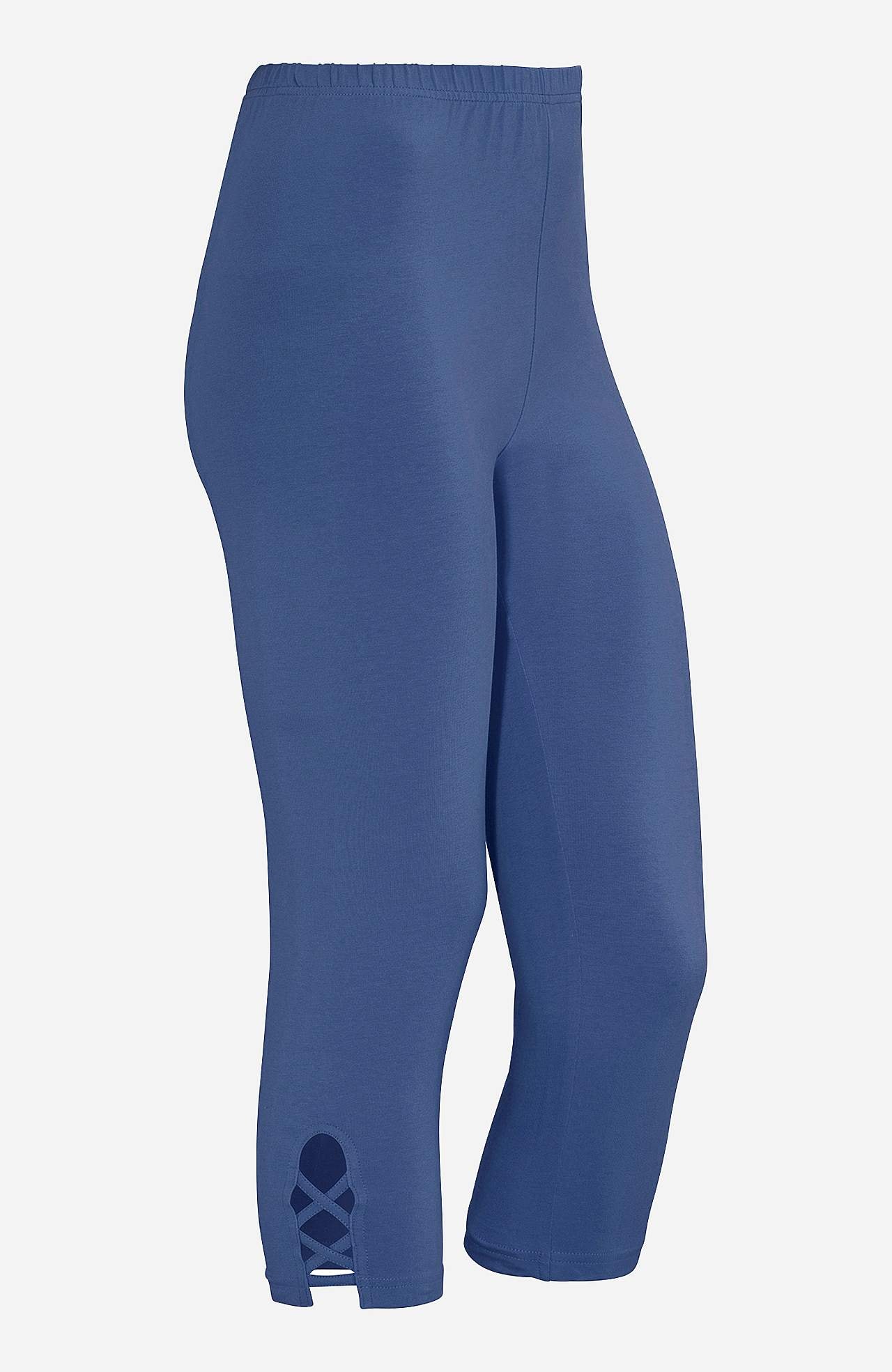 Capri leggings with nice details 2-pack