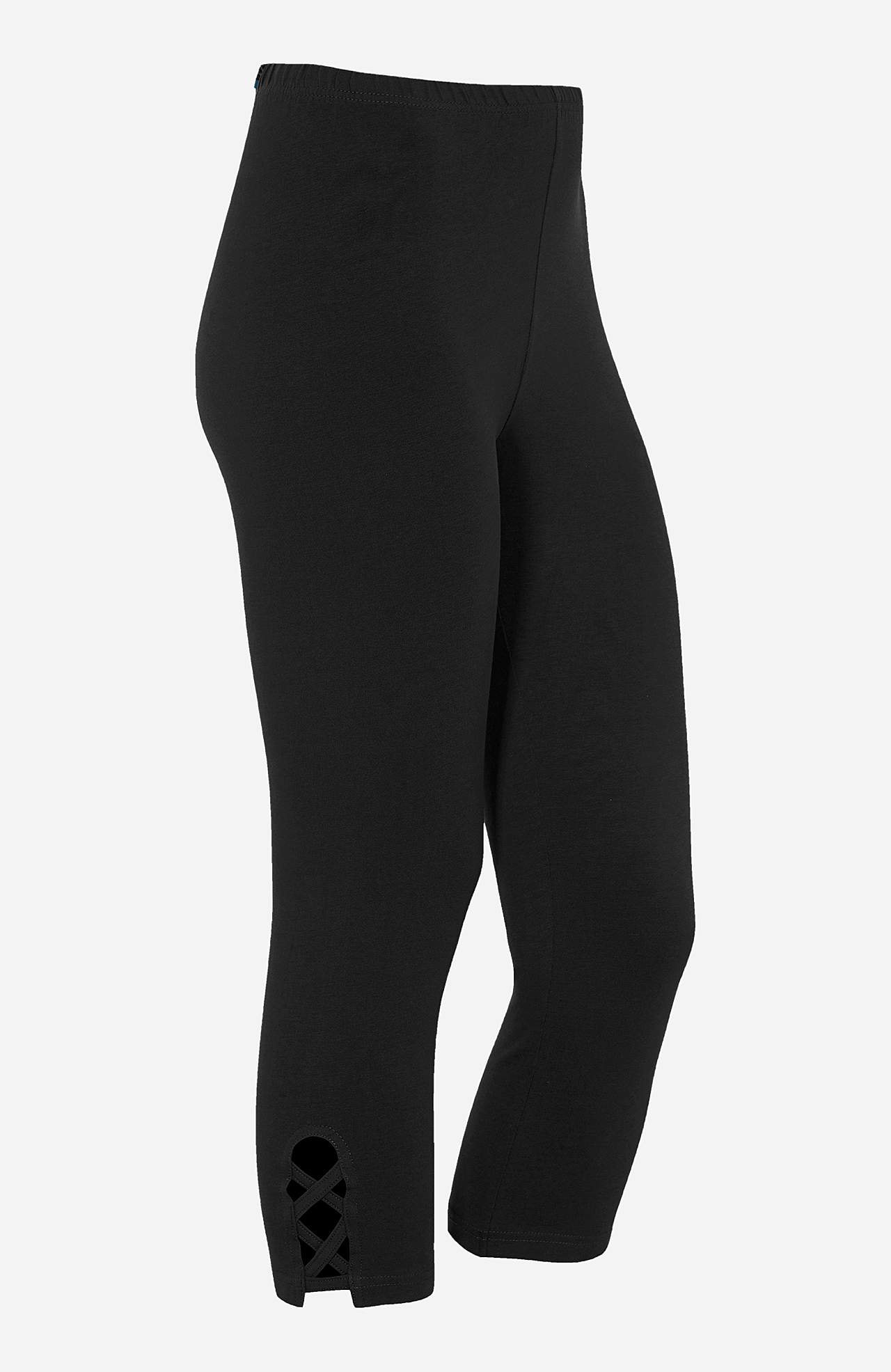 Capri leggings with nice details 2-pack