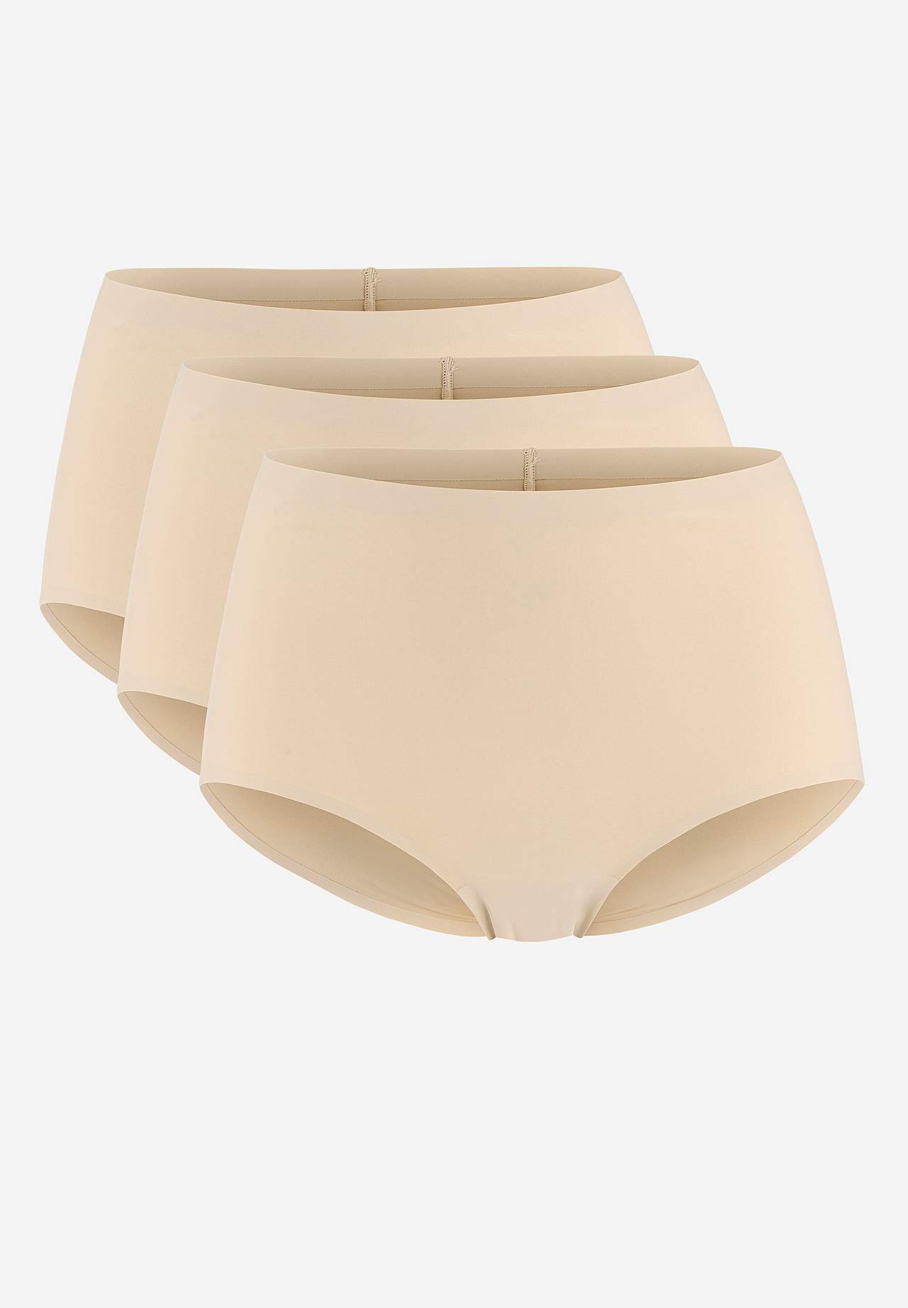 Komfortabel trusse med høj talje 3-pack