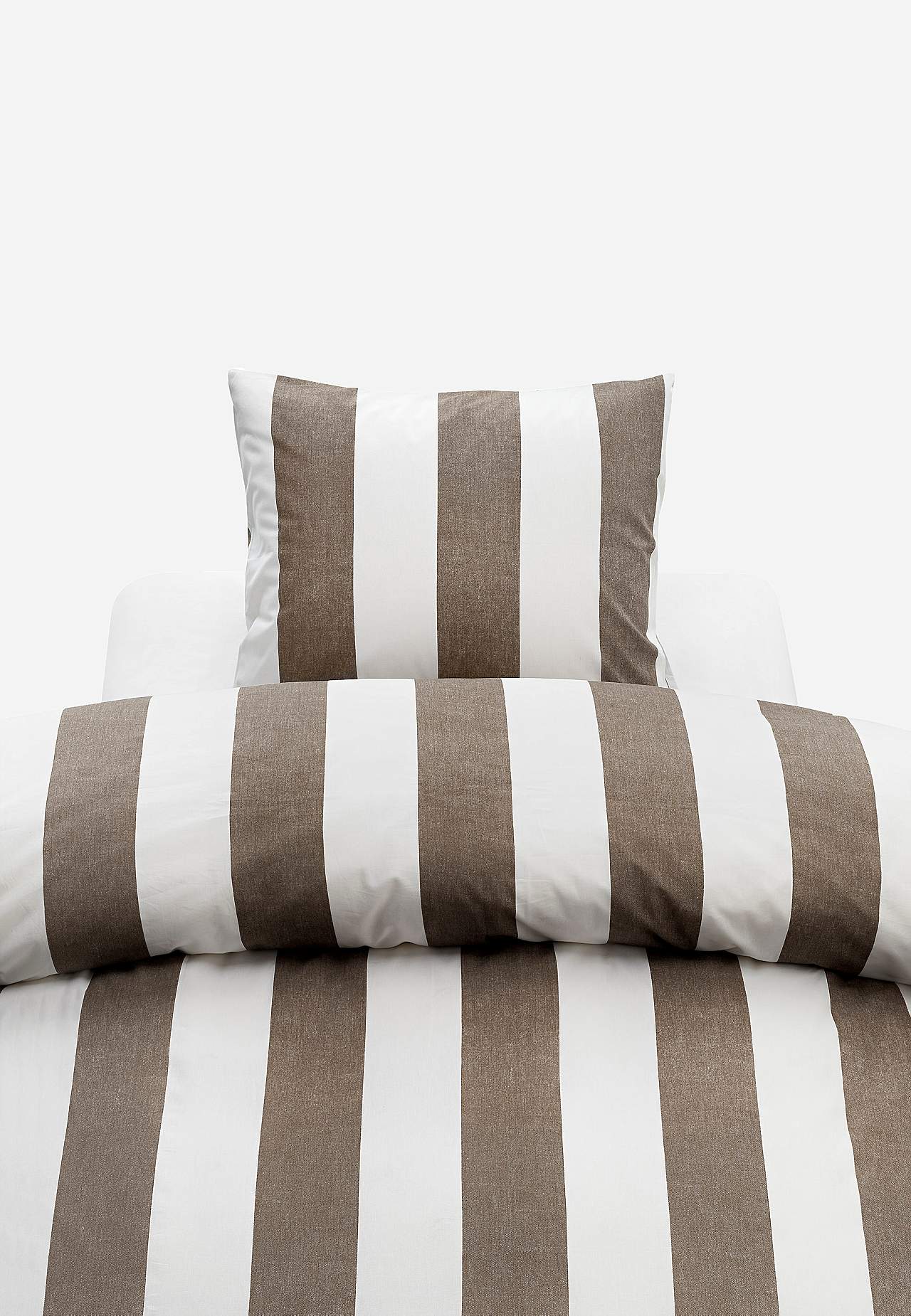 Striped duvet cover set Block stripe